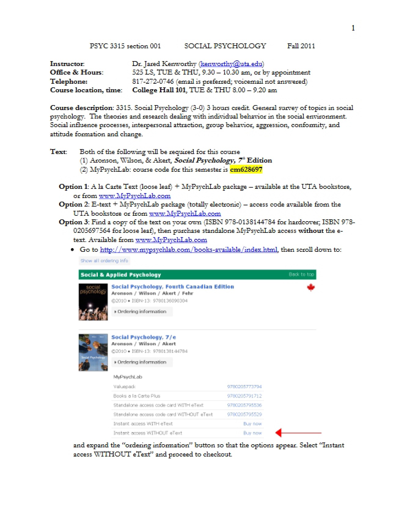 Syllabus T