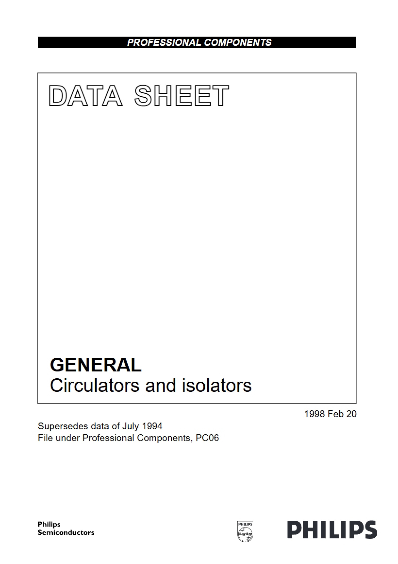 Isolators and Circulators Overview