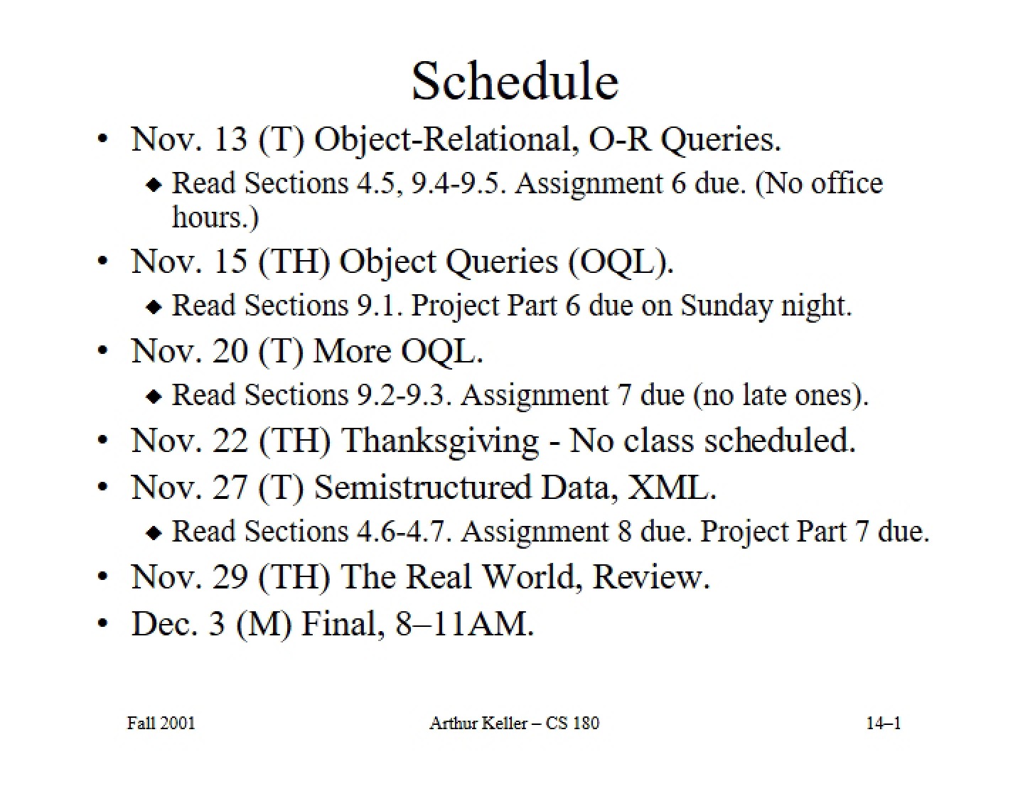 Database Management Systems