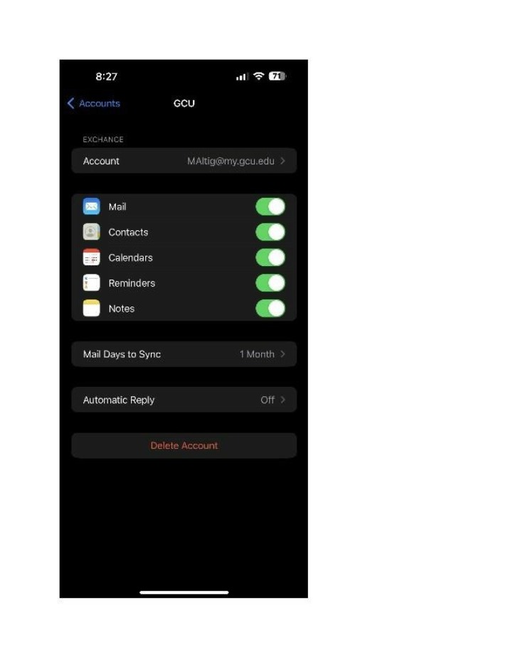Account Setup Guide for GCU