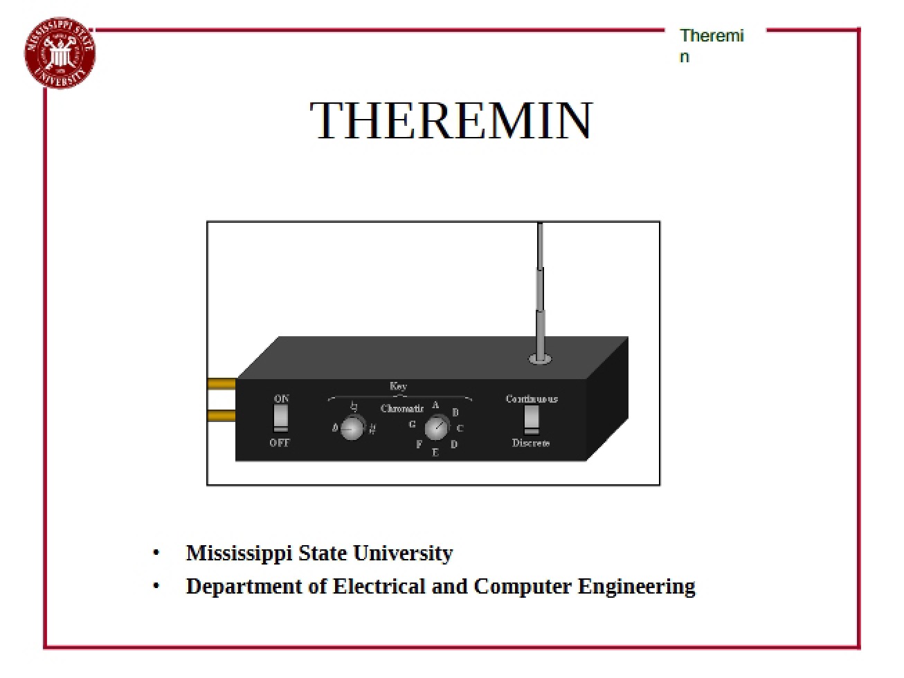 THEREMIN Project