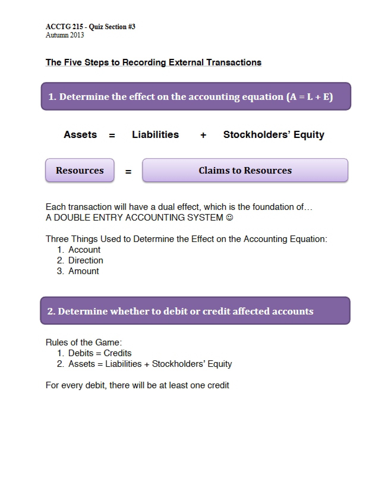 Solutions for Handout 3