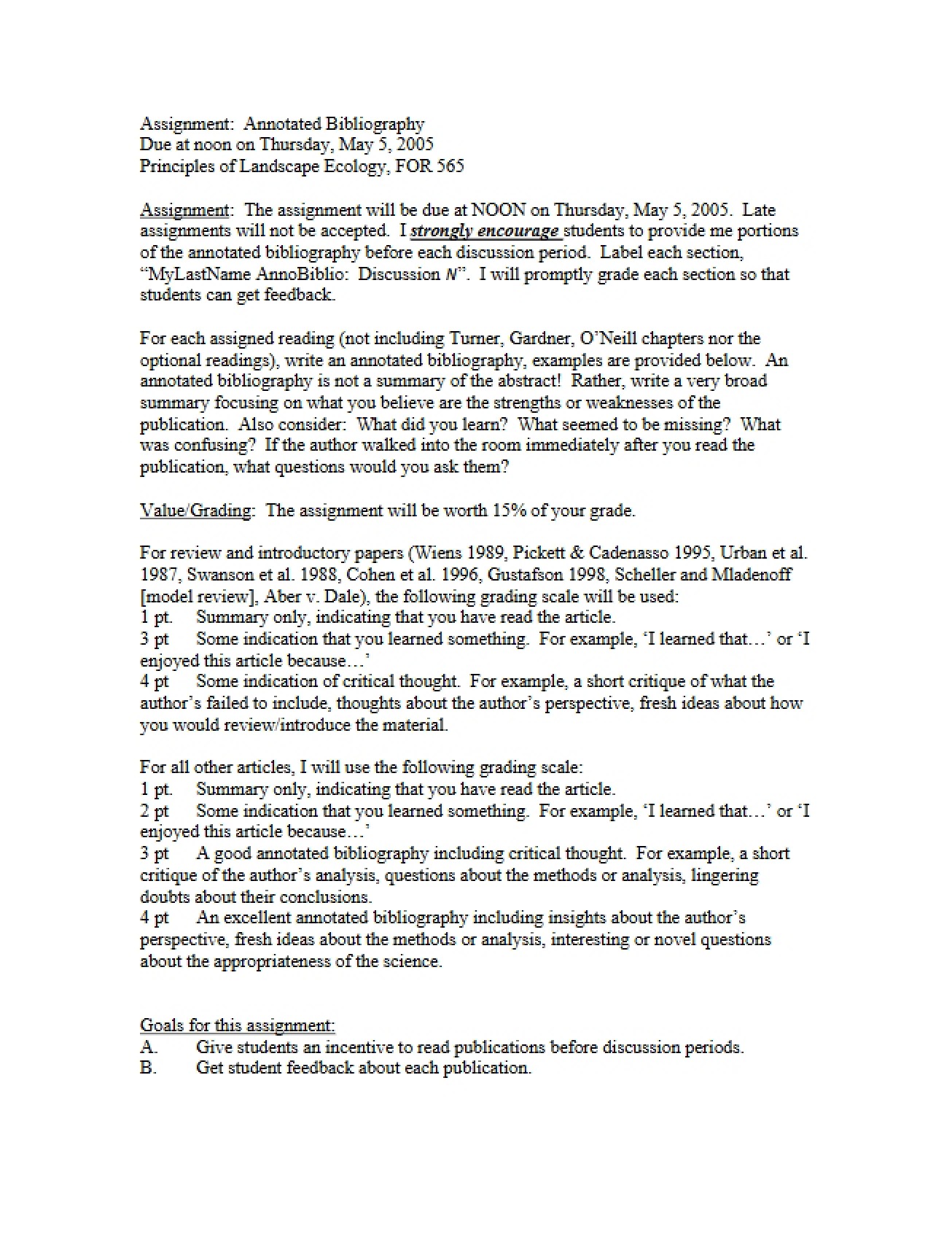 Bibliography Annotation Task