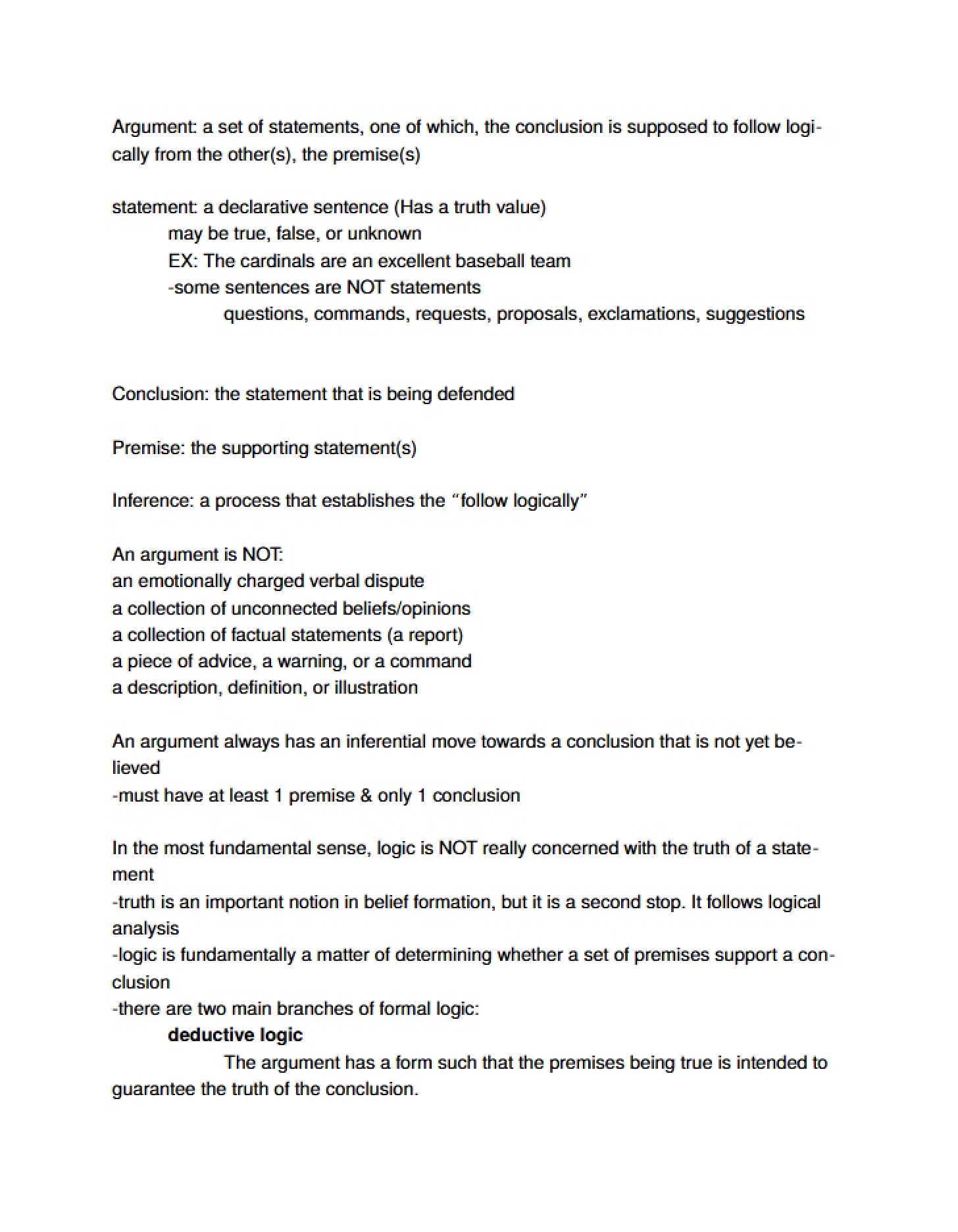 Phil 102 Course Materials