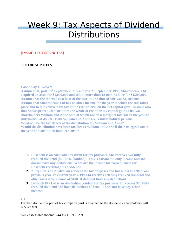 TABL3757 Week 9 Notes