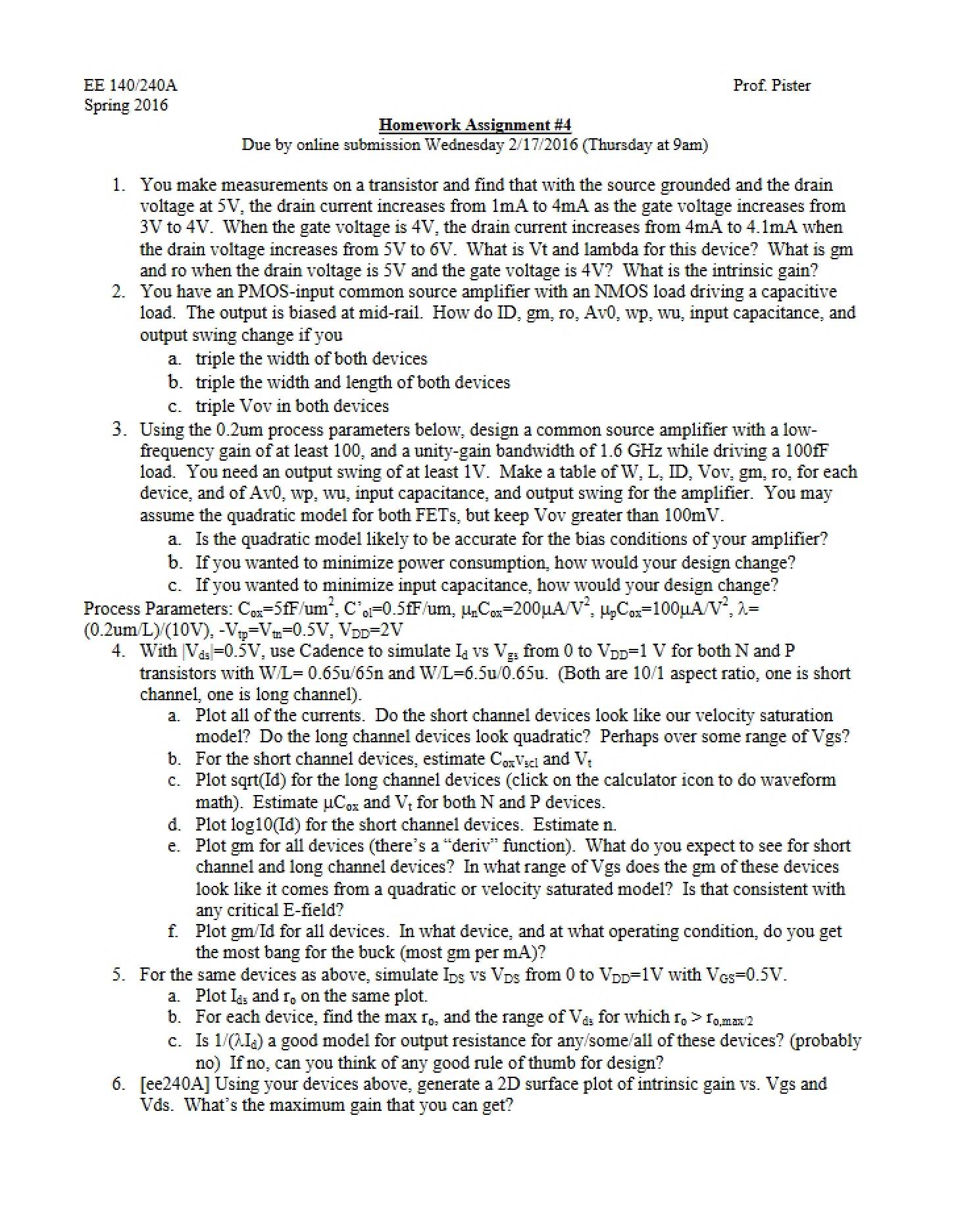 Assignment Four Homework