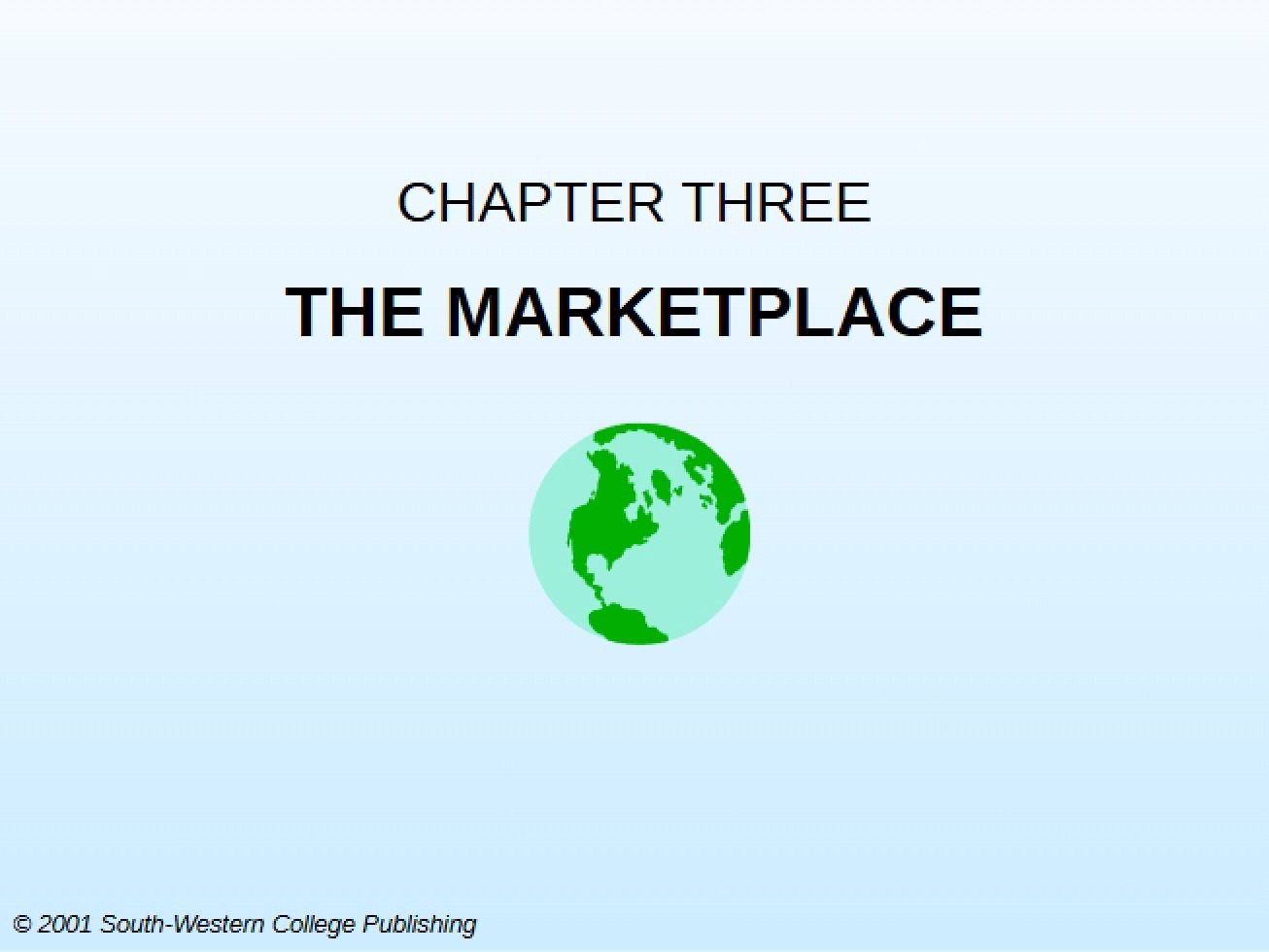 Marketplace Concepts Chapter 3