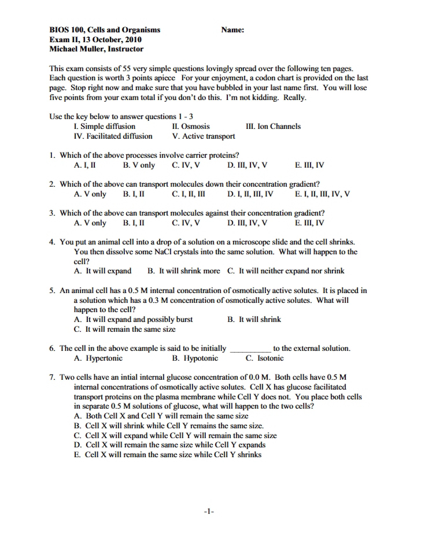Assessment II
