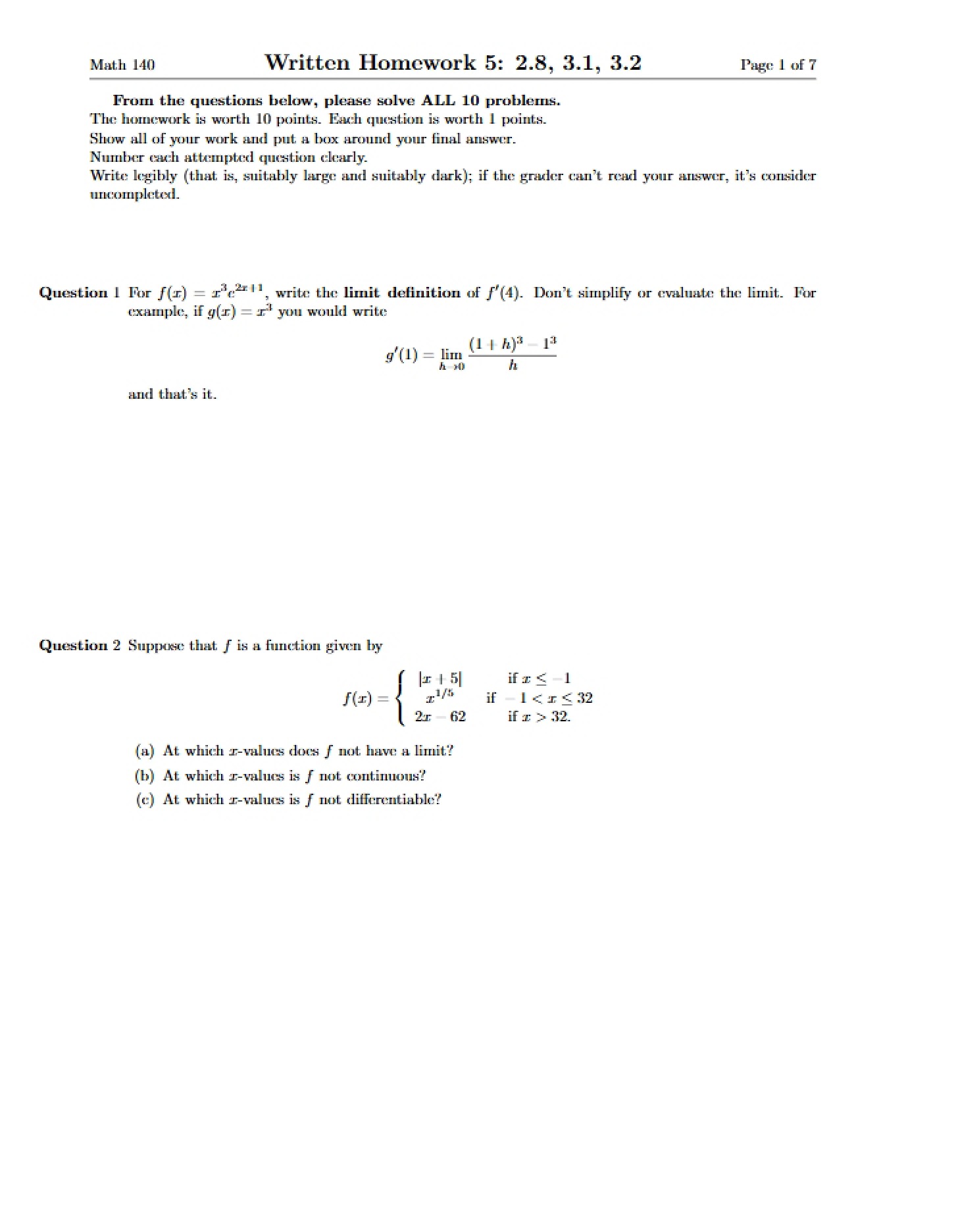 Assignment 5 Writing Task