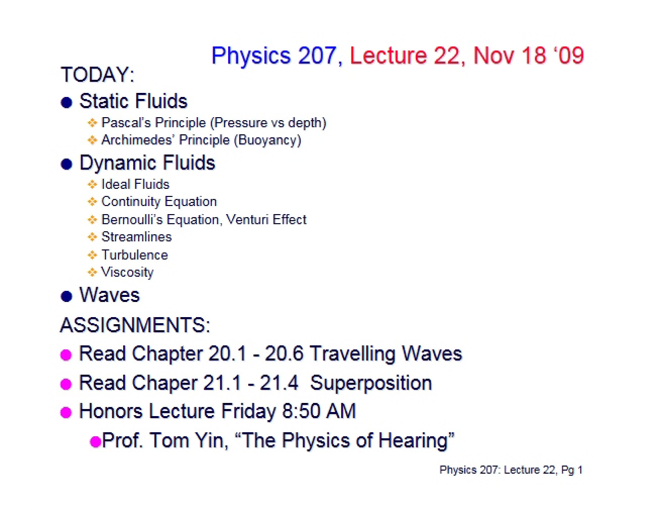 Twenty-Second Lecture - 16 Pages