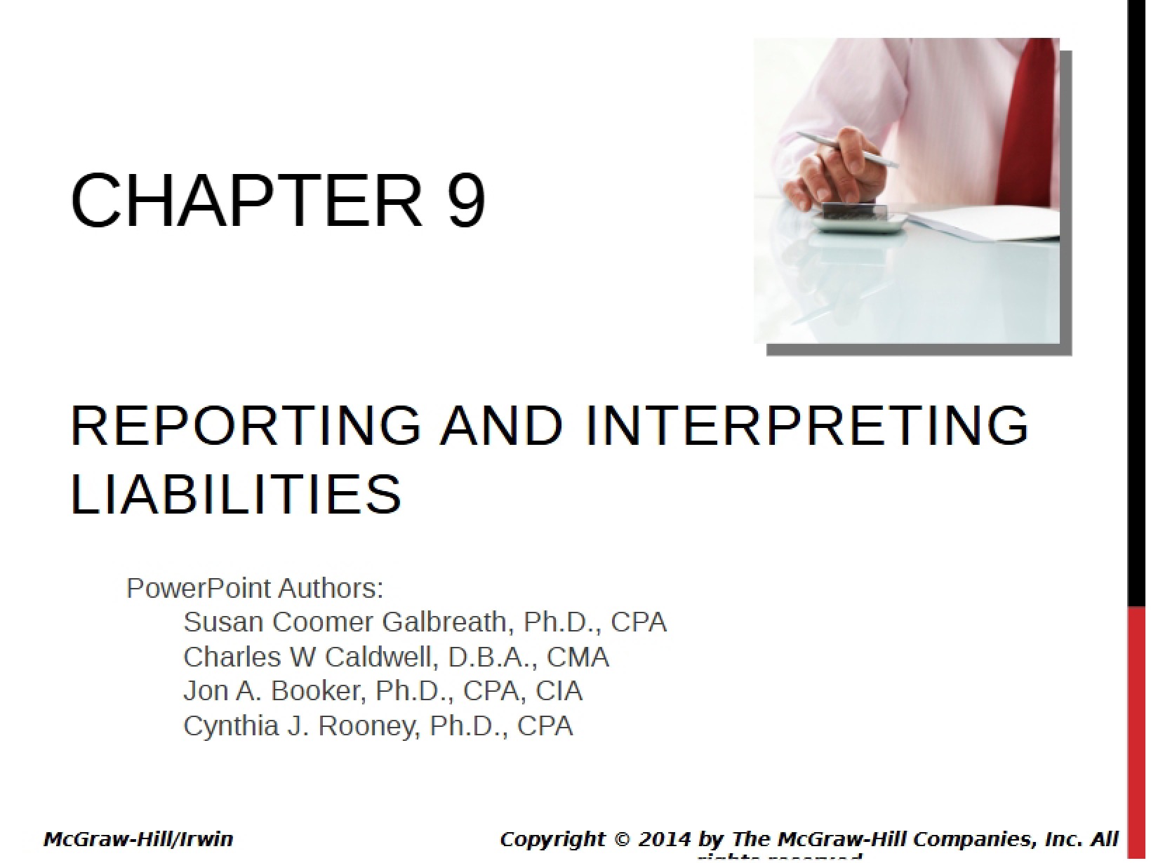 Financial Reporting Chapter 9