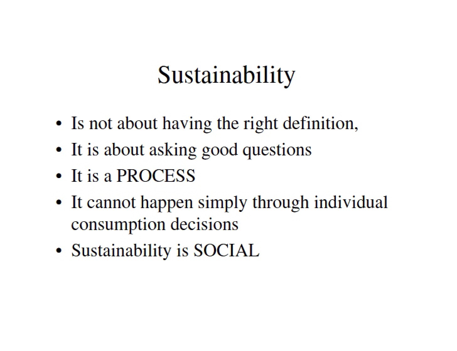 Sustainable Practices