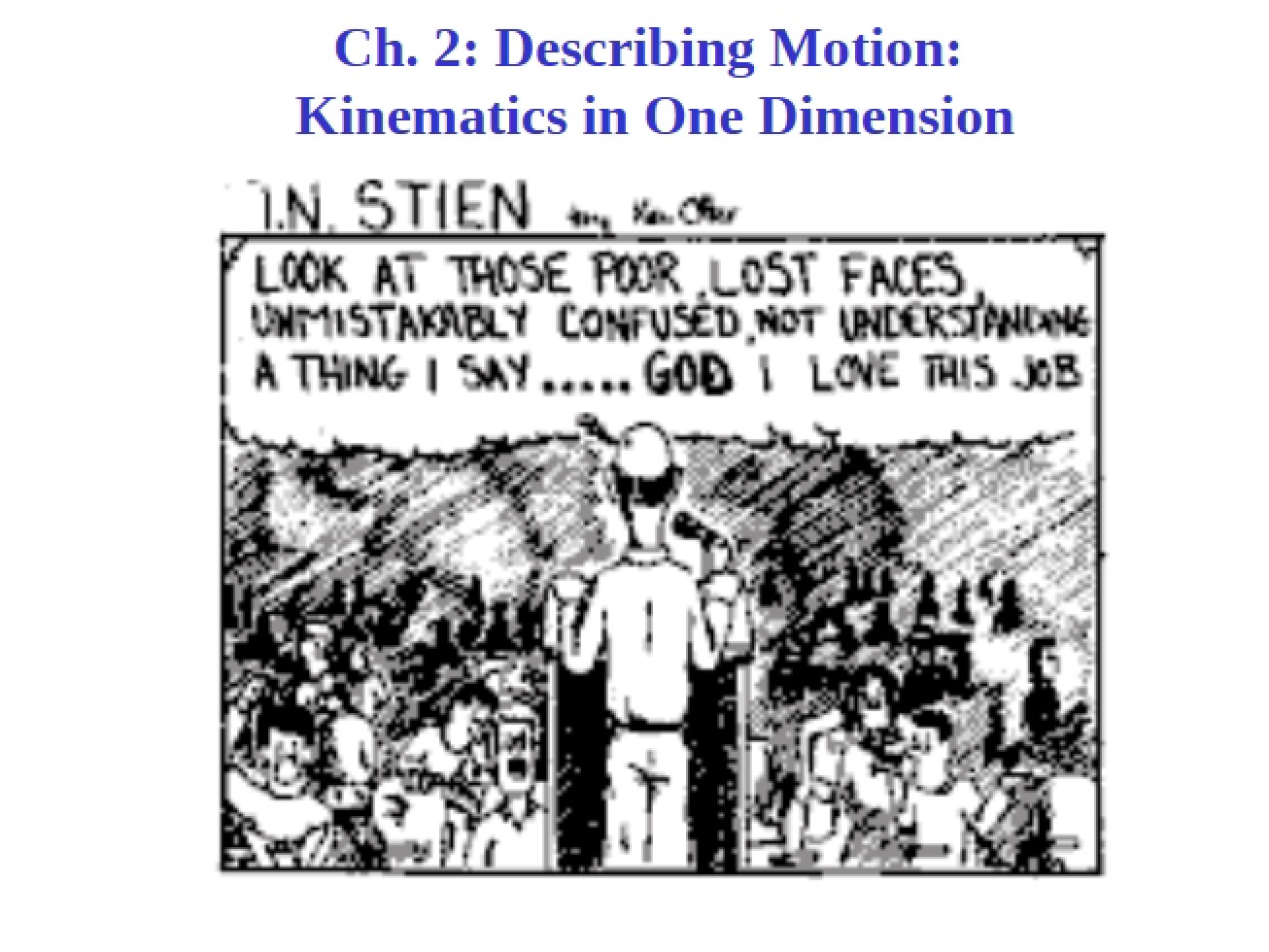 Describing Motion