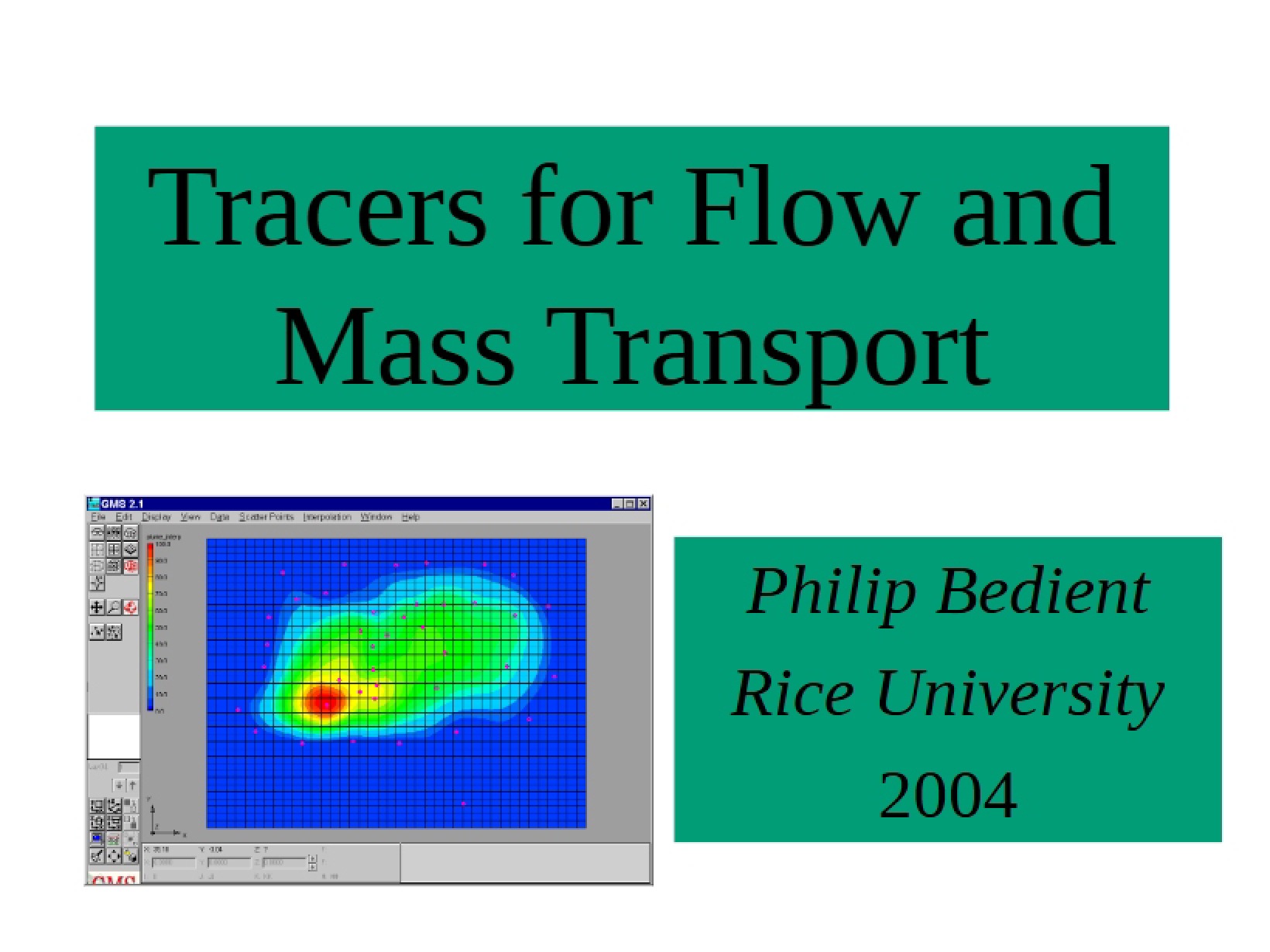 Mass Transport and Flow Tracers