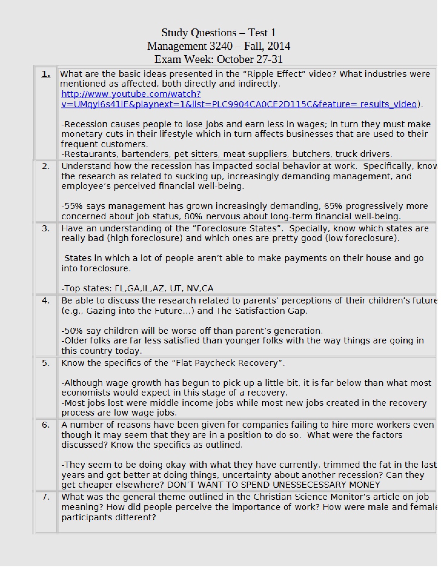 Study Qs Test 1