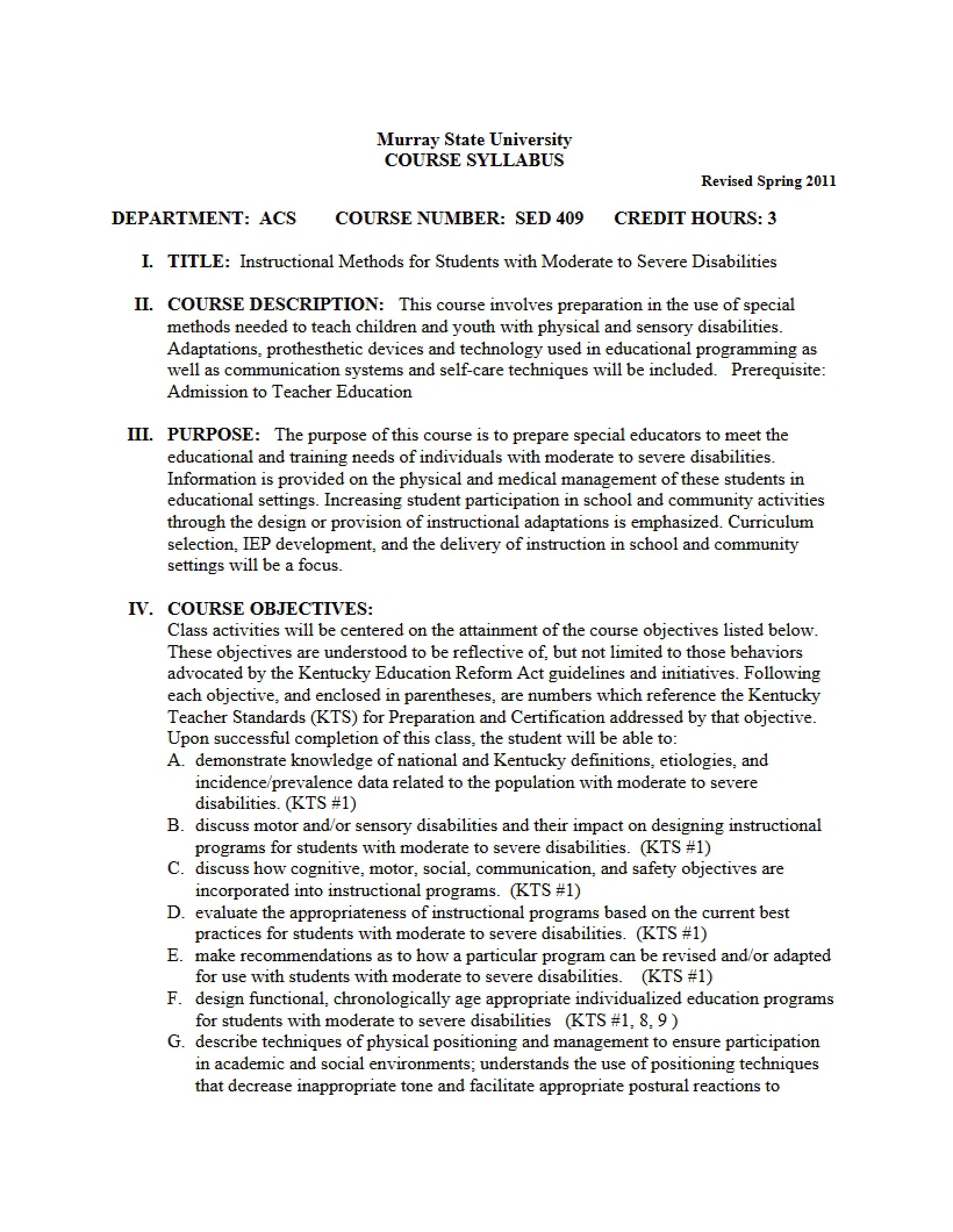 Syllabus