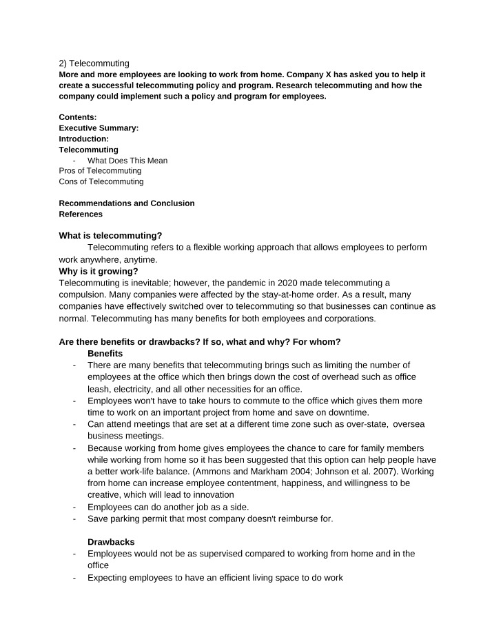 Analytical Prewriting - Individual