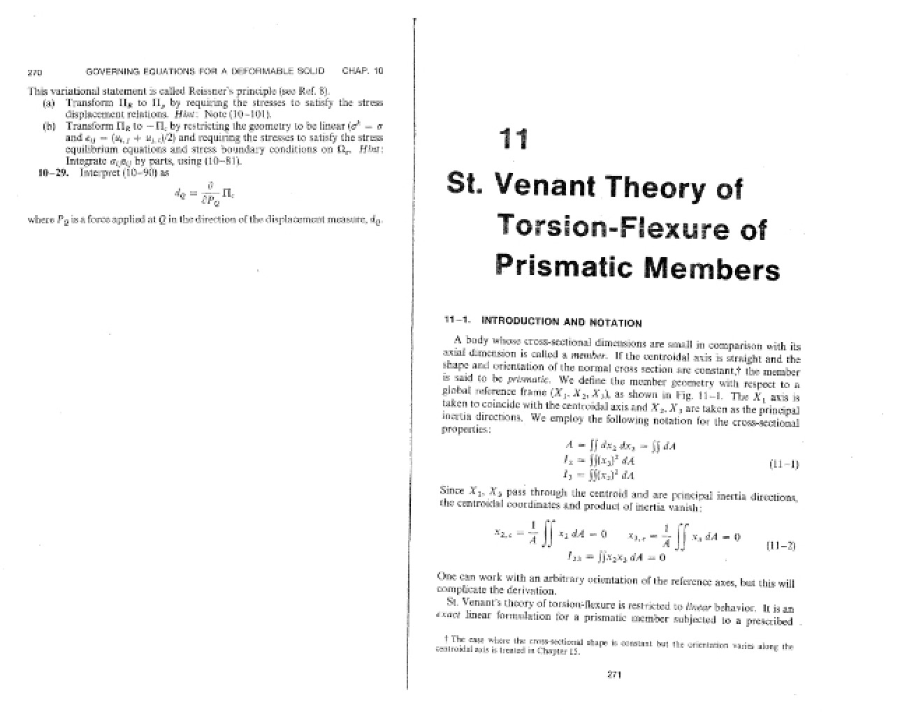 Theory of St. Venant