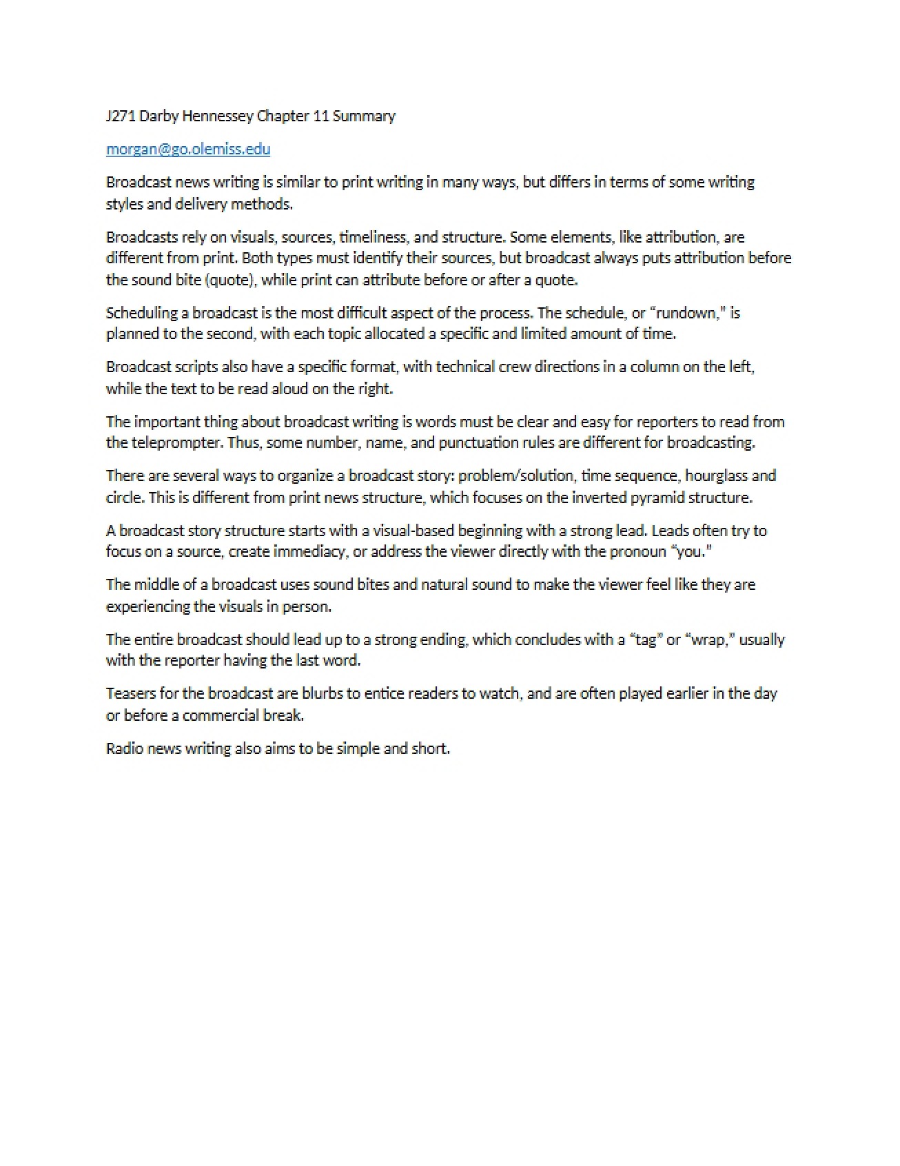 News Reporting Chapter 11 Insights