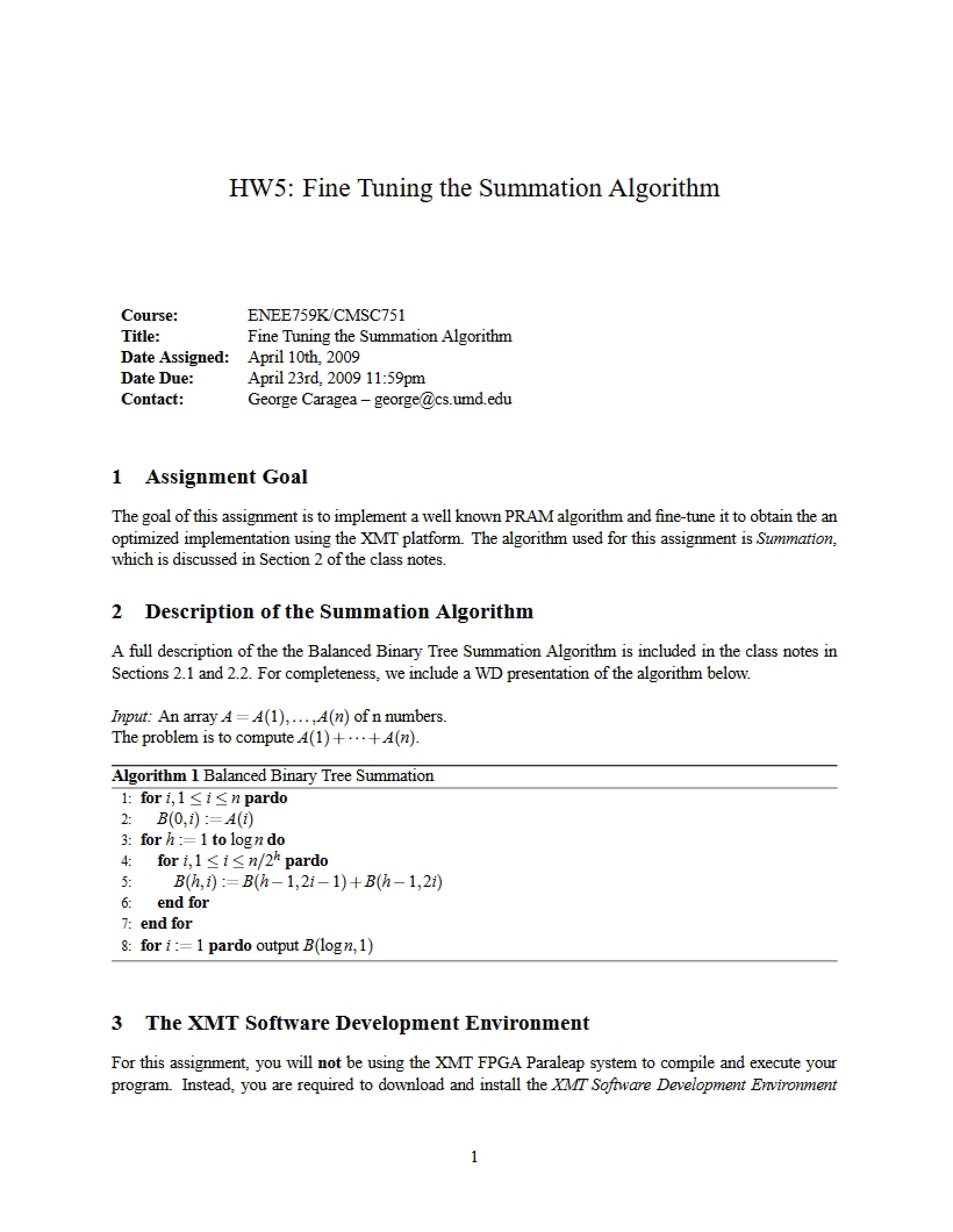 Fifth Homework