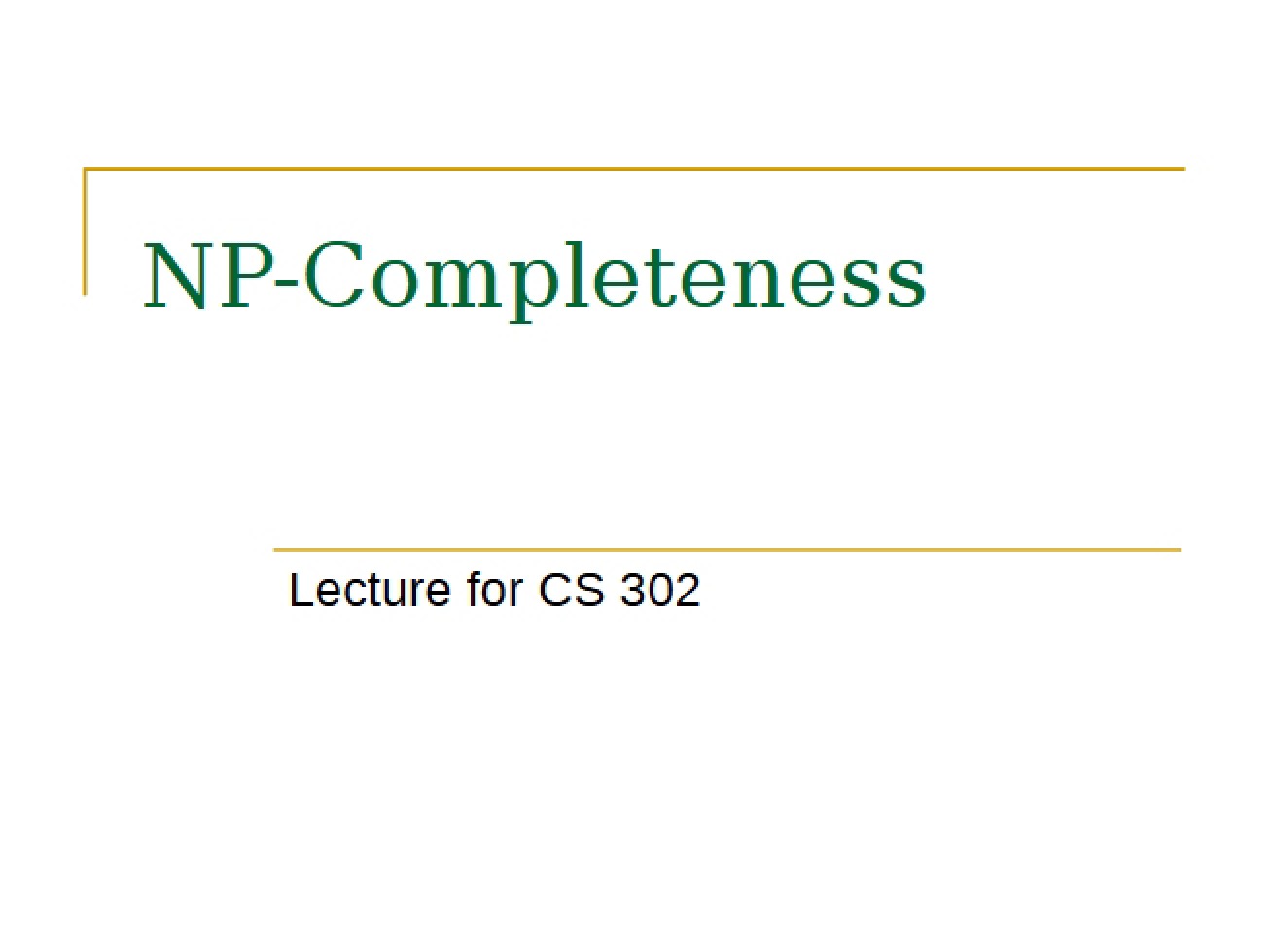 Completeness in NP