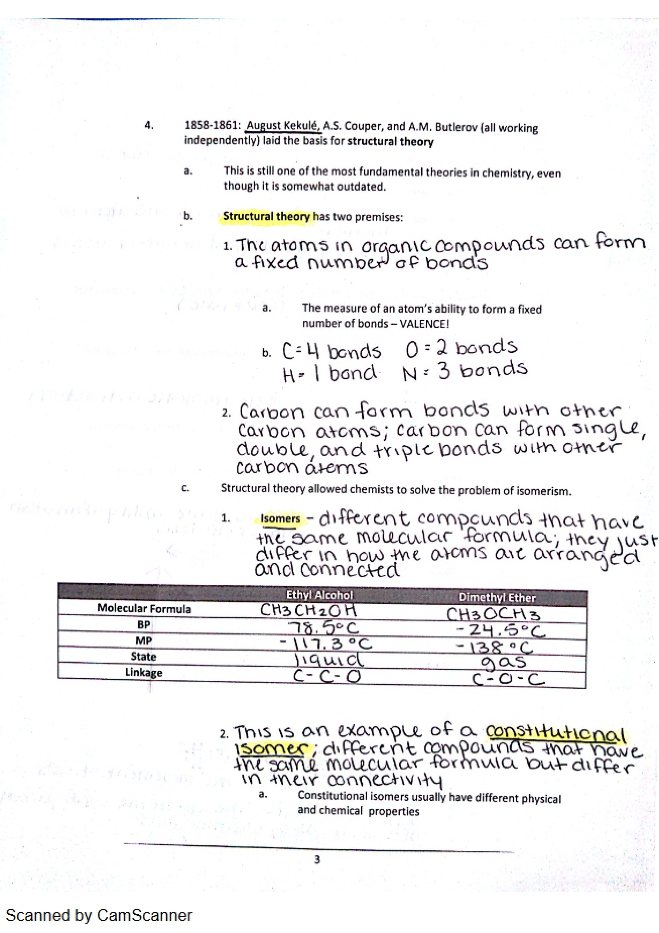 Lecture Records Organic Chemistry