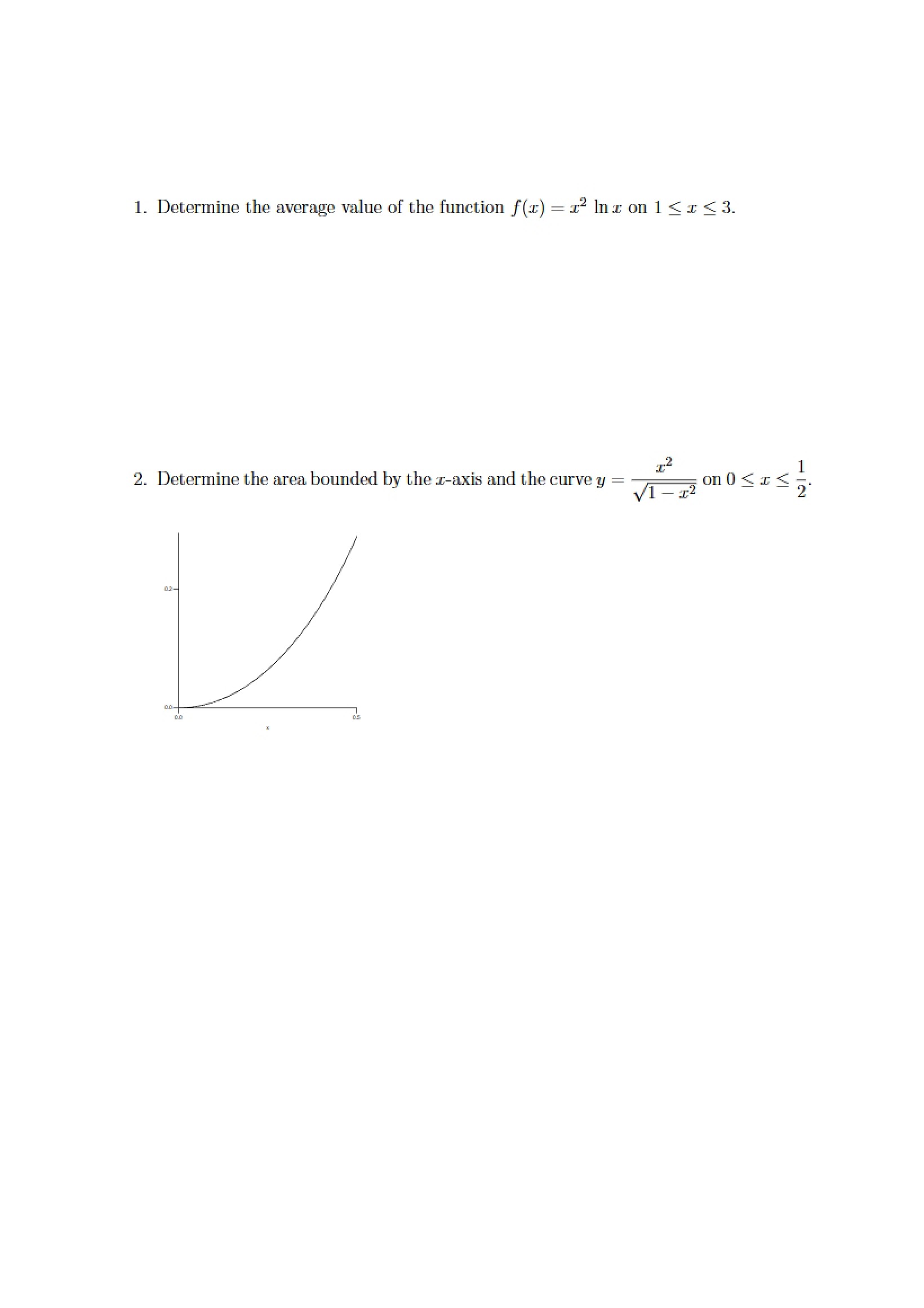 Function Average Value Determination