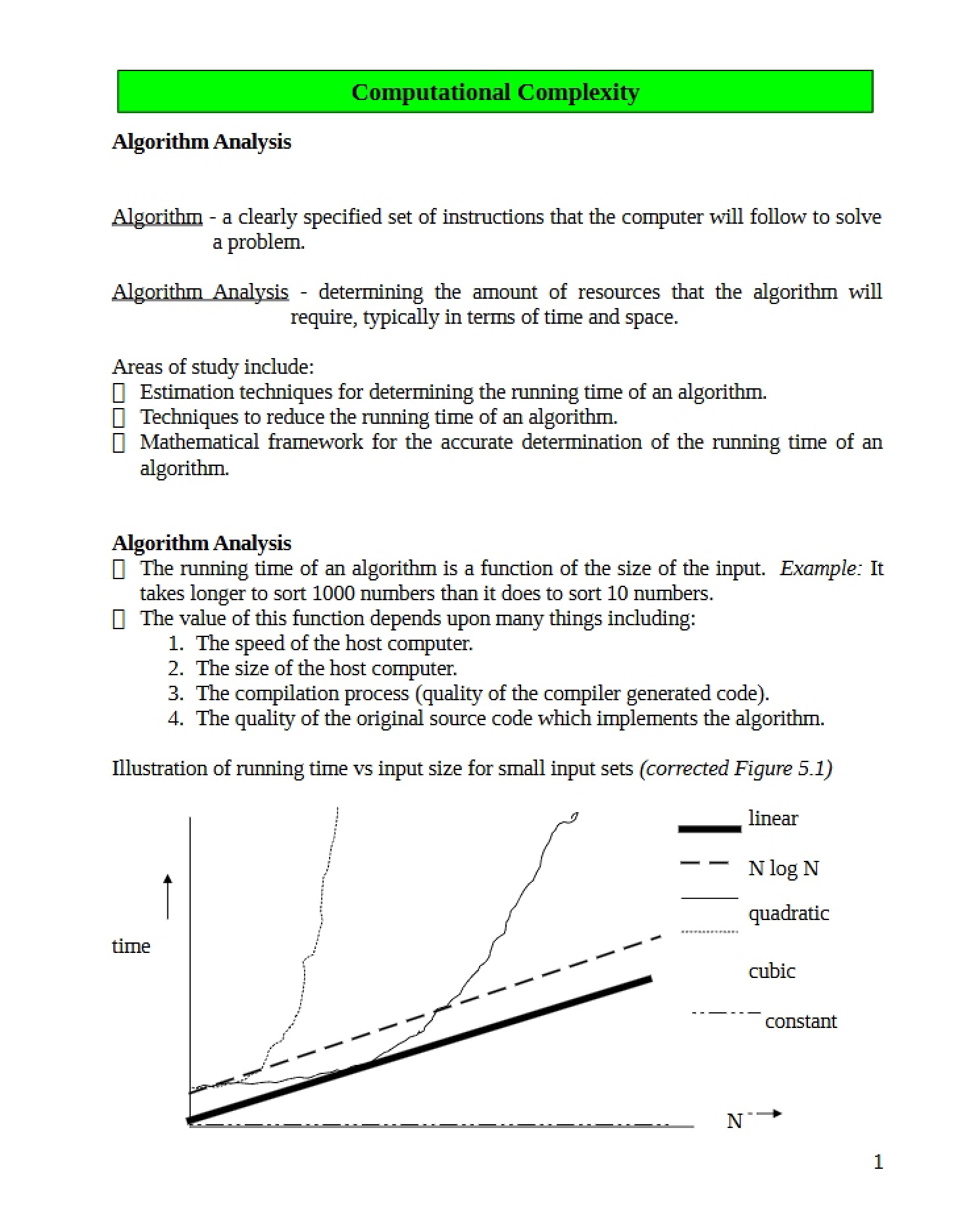 Complexity of Computation