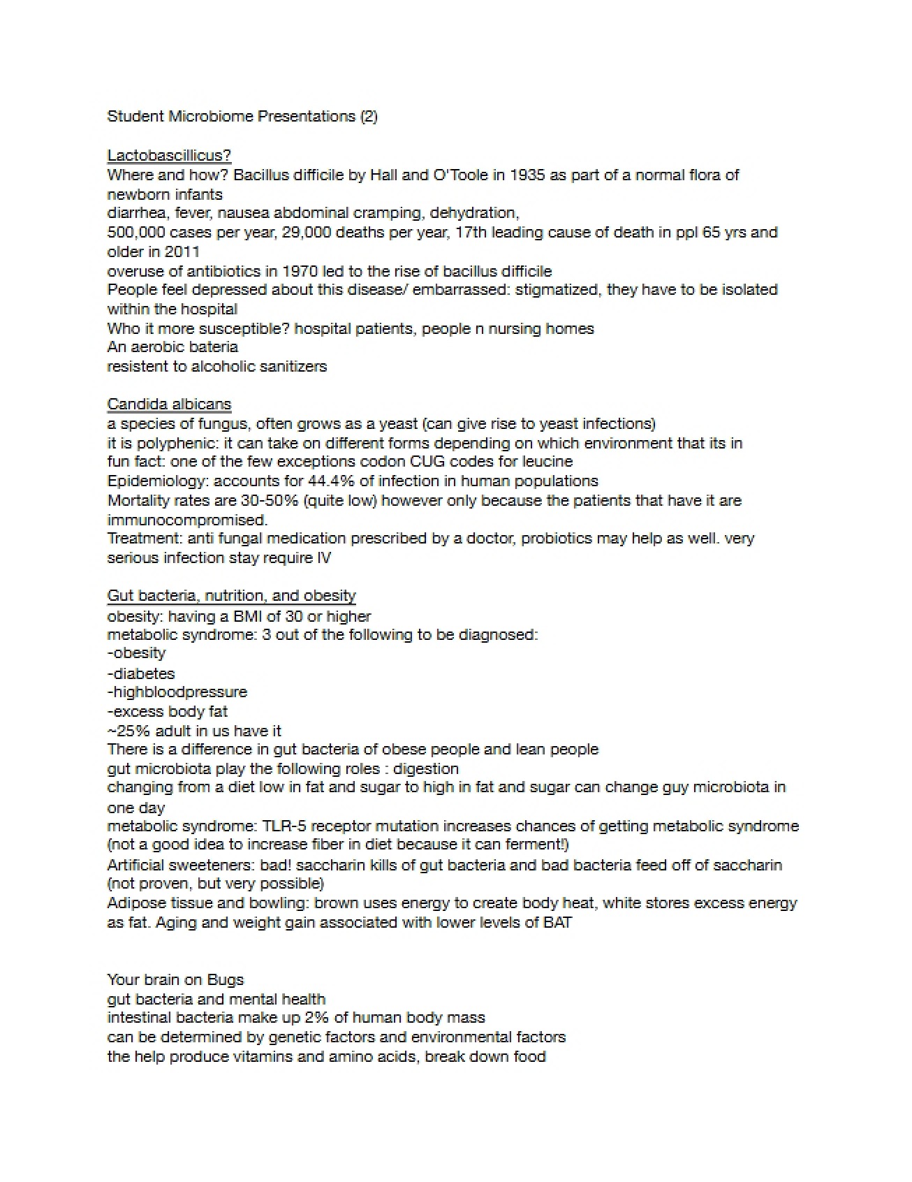 Lecture Notes September 8, 2016