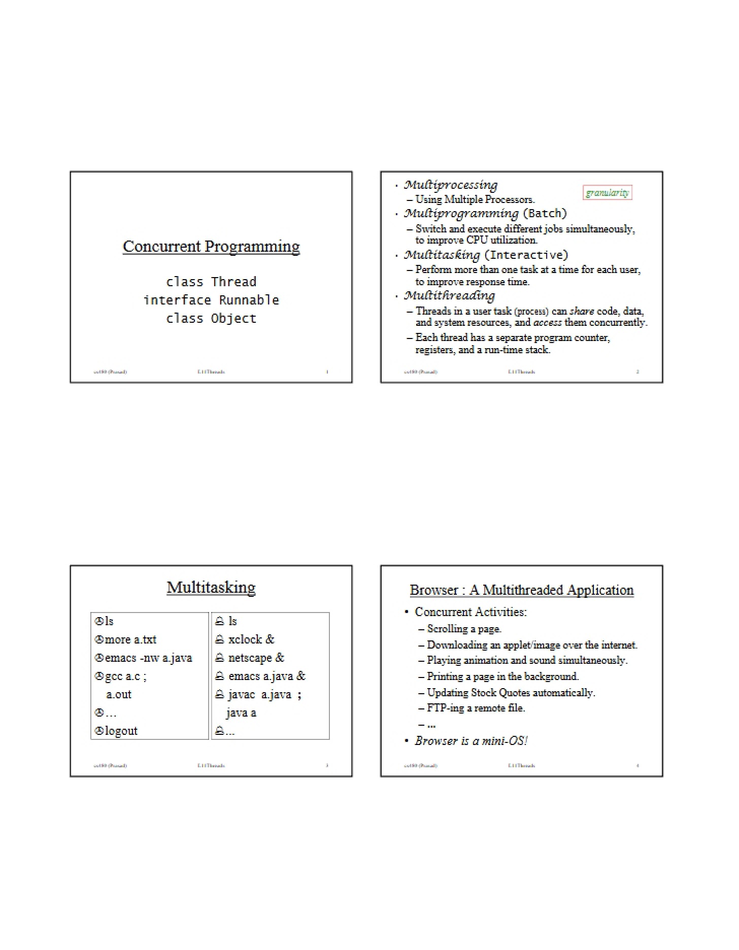 Threading Concepts