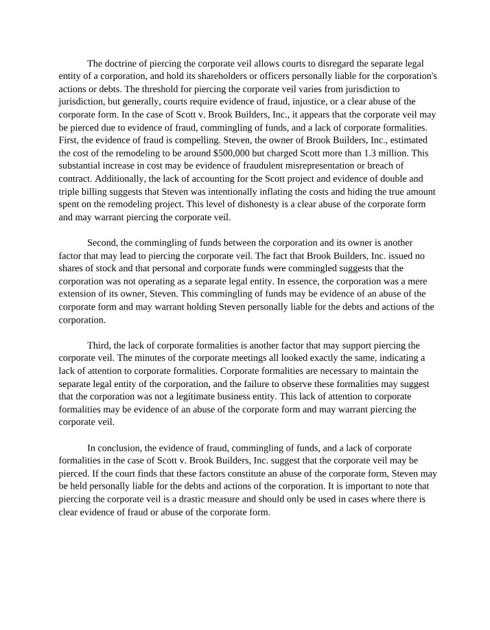 Response to Chapter 18