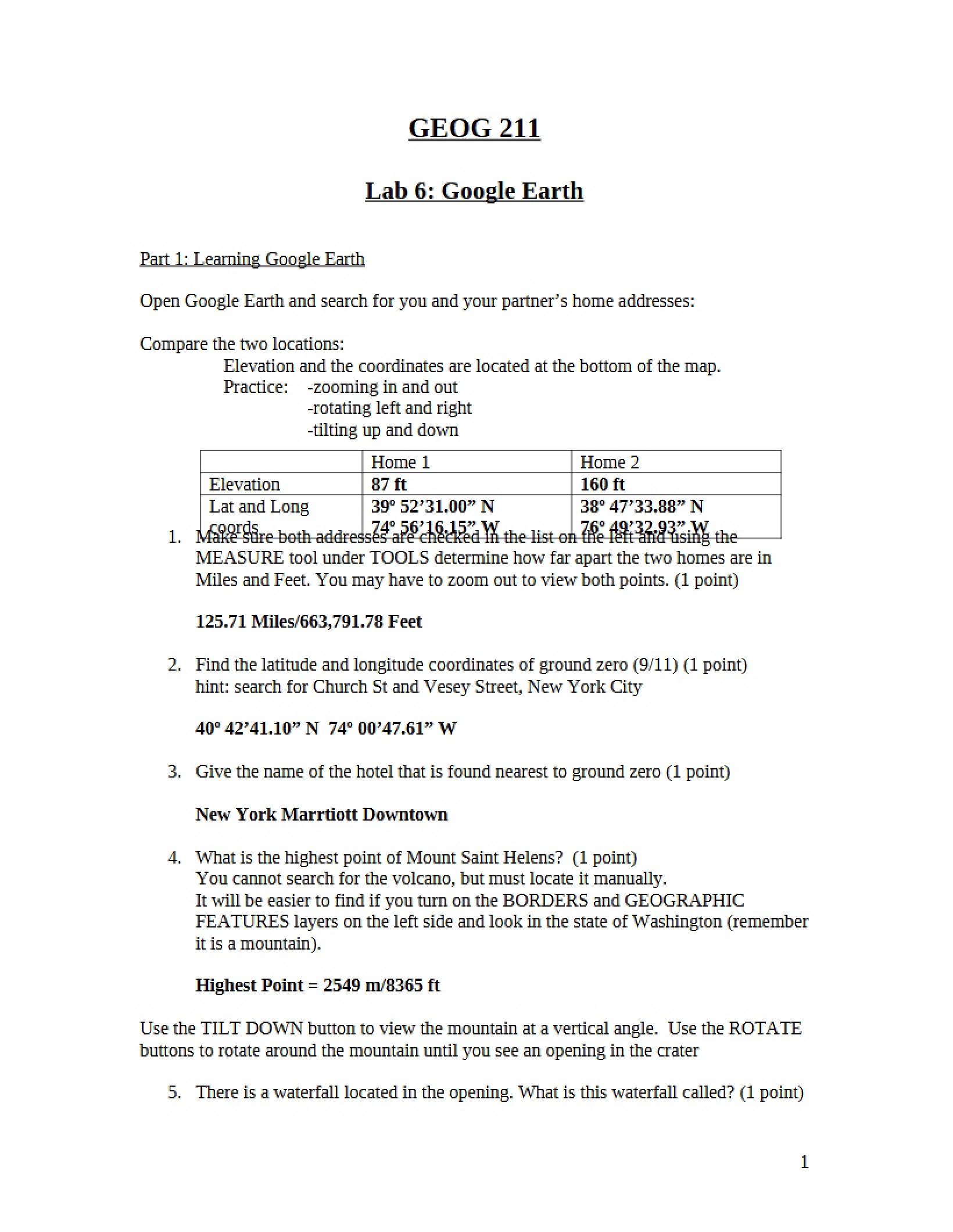 Sixth Lab
