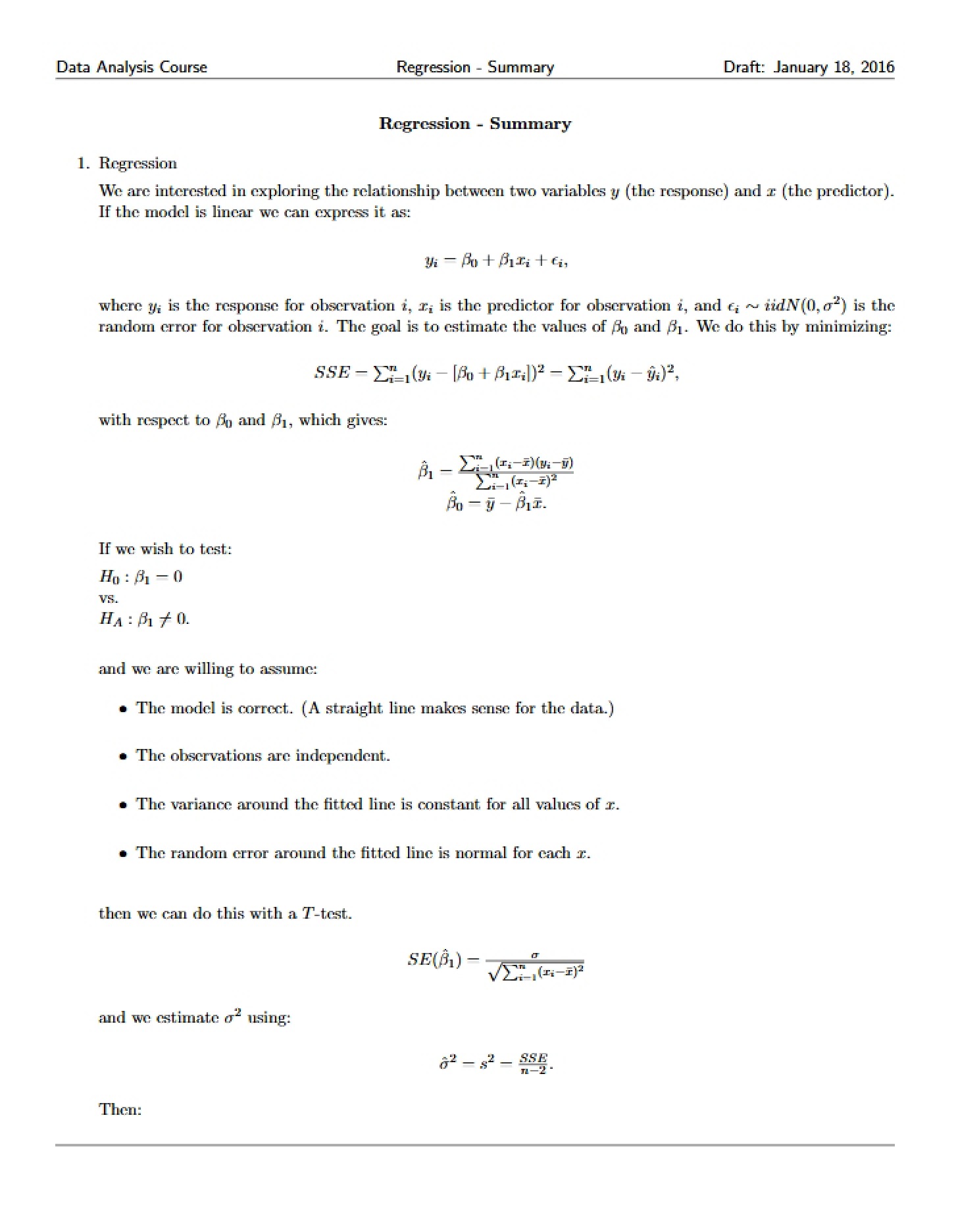Regression Summary (v2)