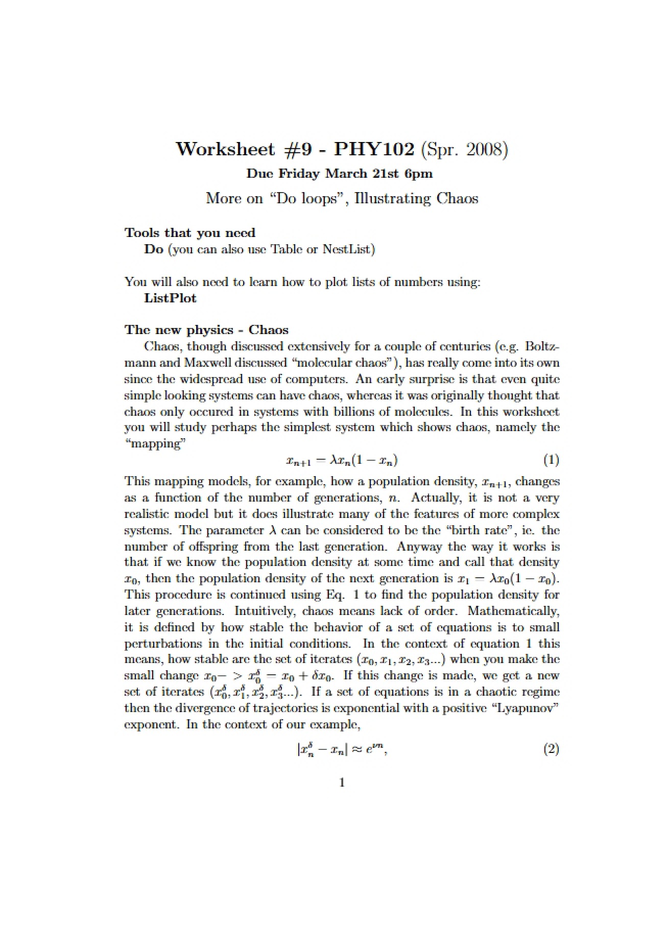 Worksheet 09