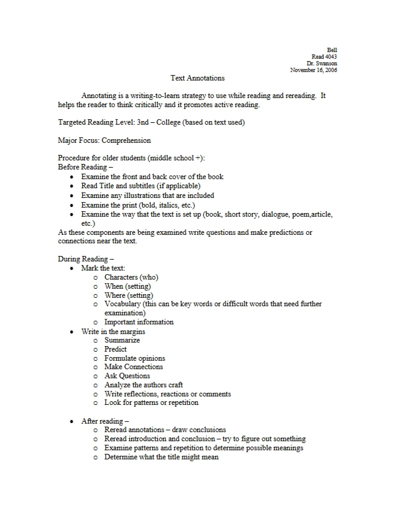 Annotations of Text