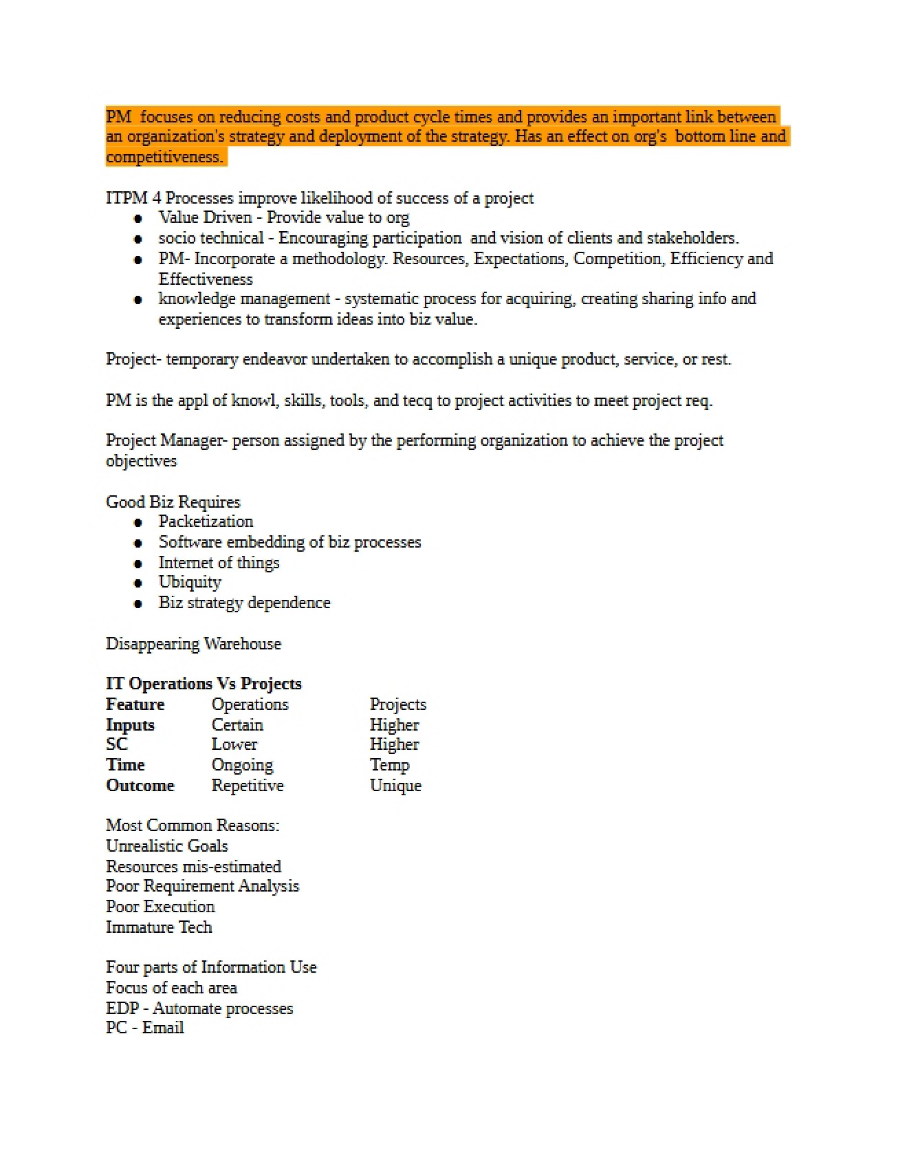 Project Management Midterm
