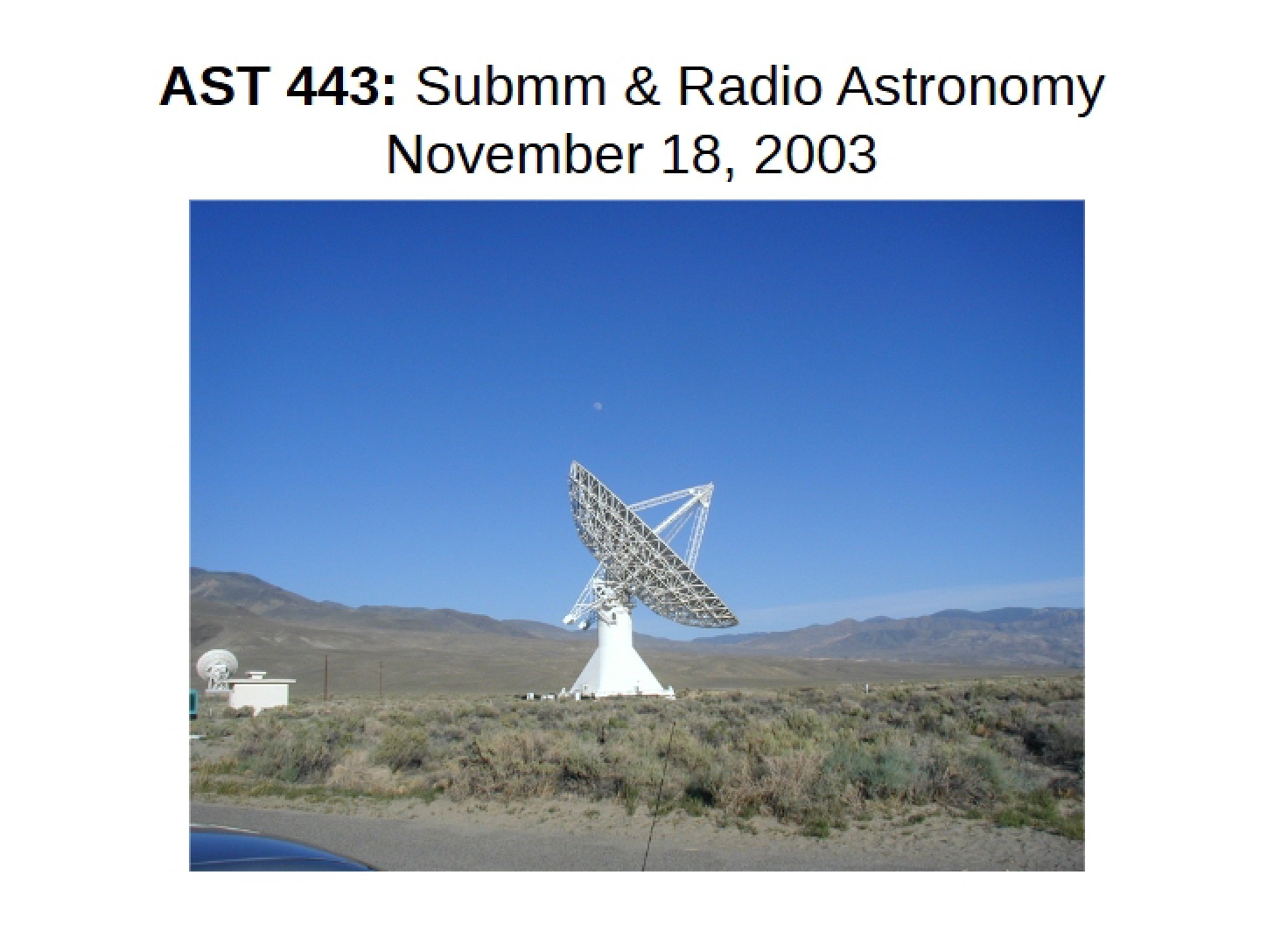 Radio and Sub-millimeter Astronomy