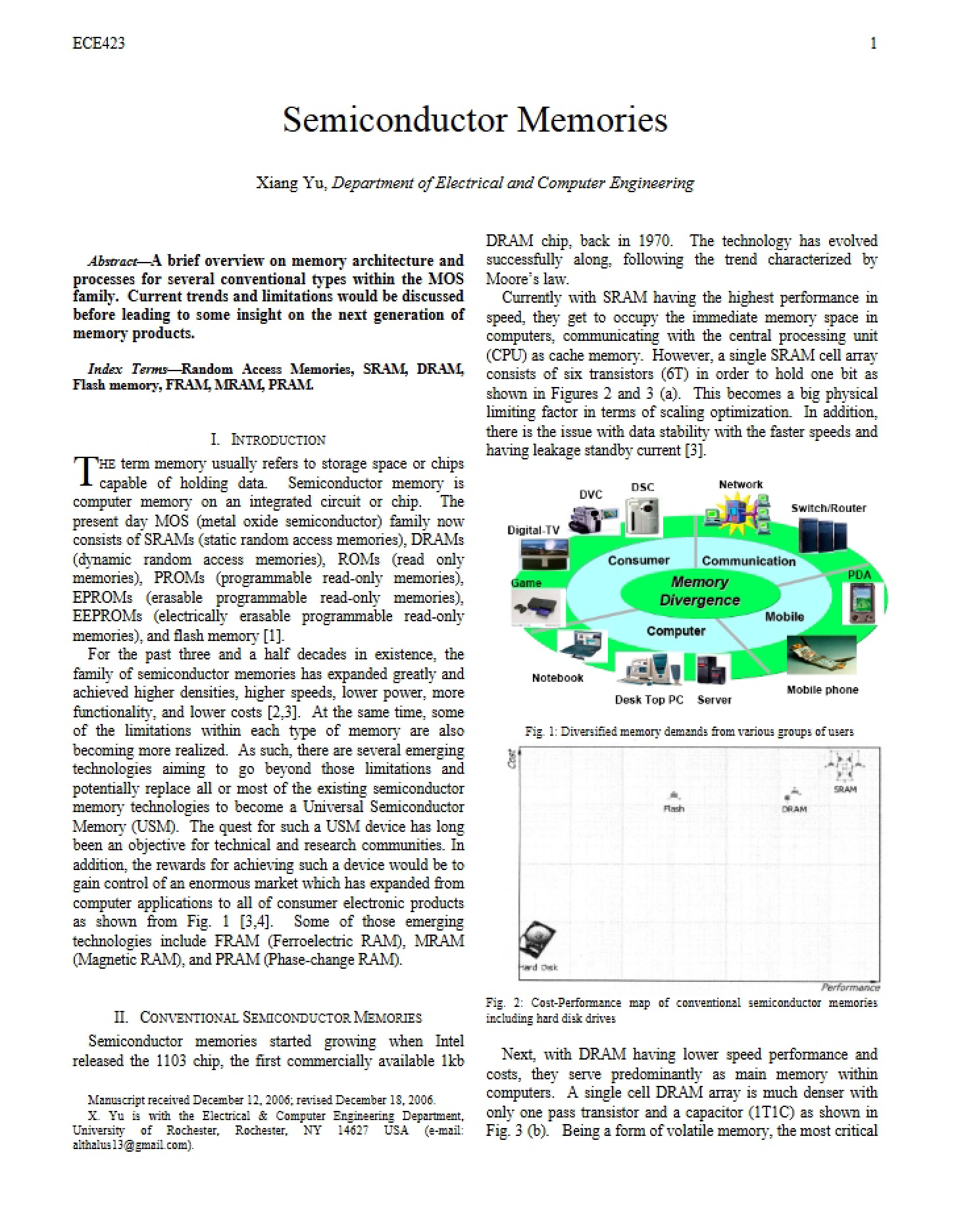 Semiconductor Memory Study Guide