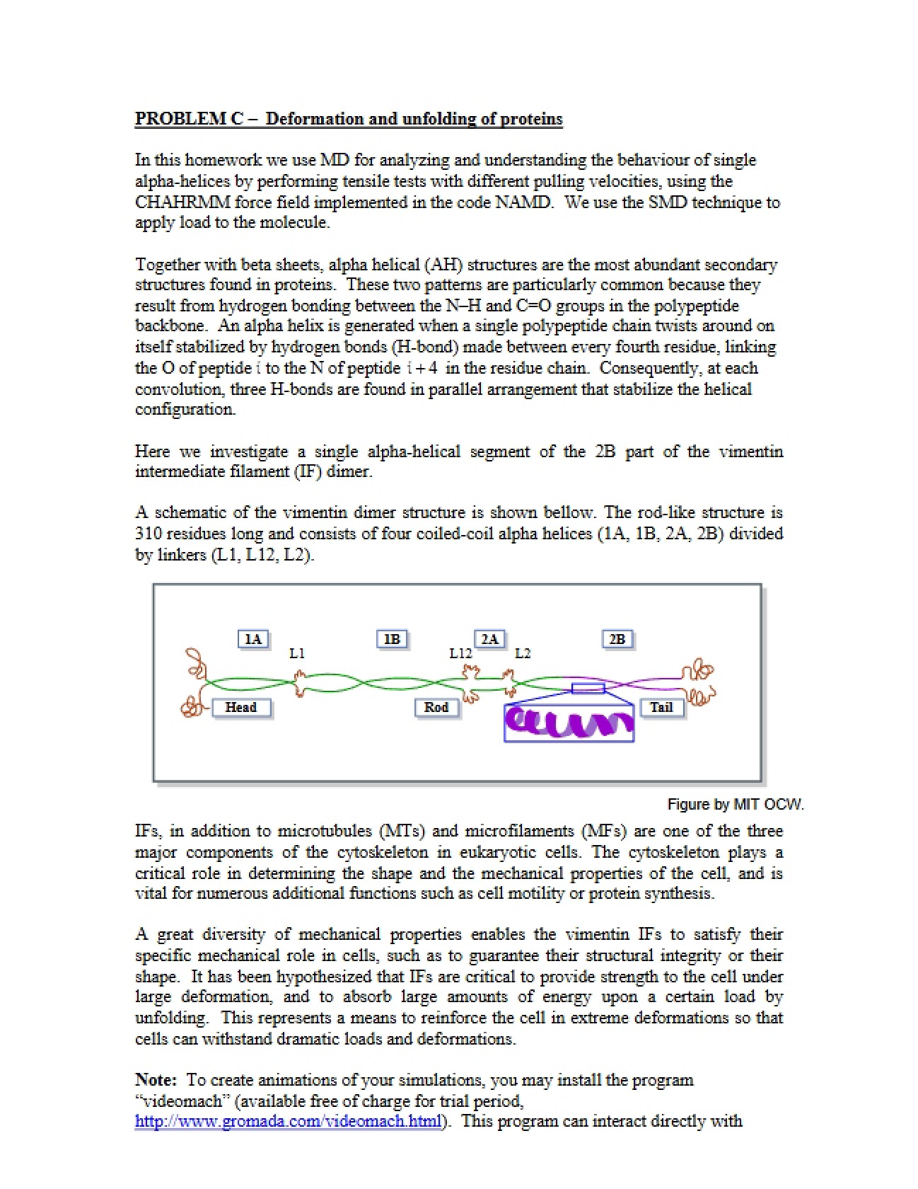 Protein Unfolding and Deformation