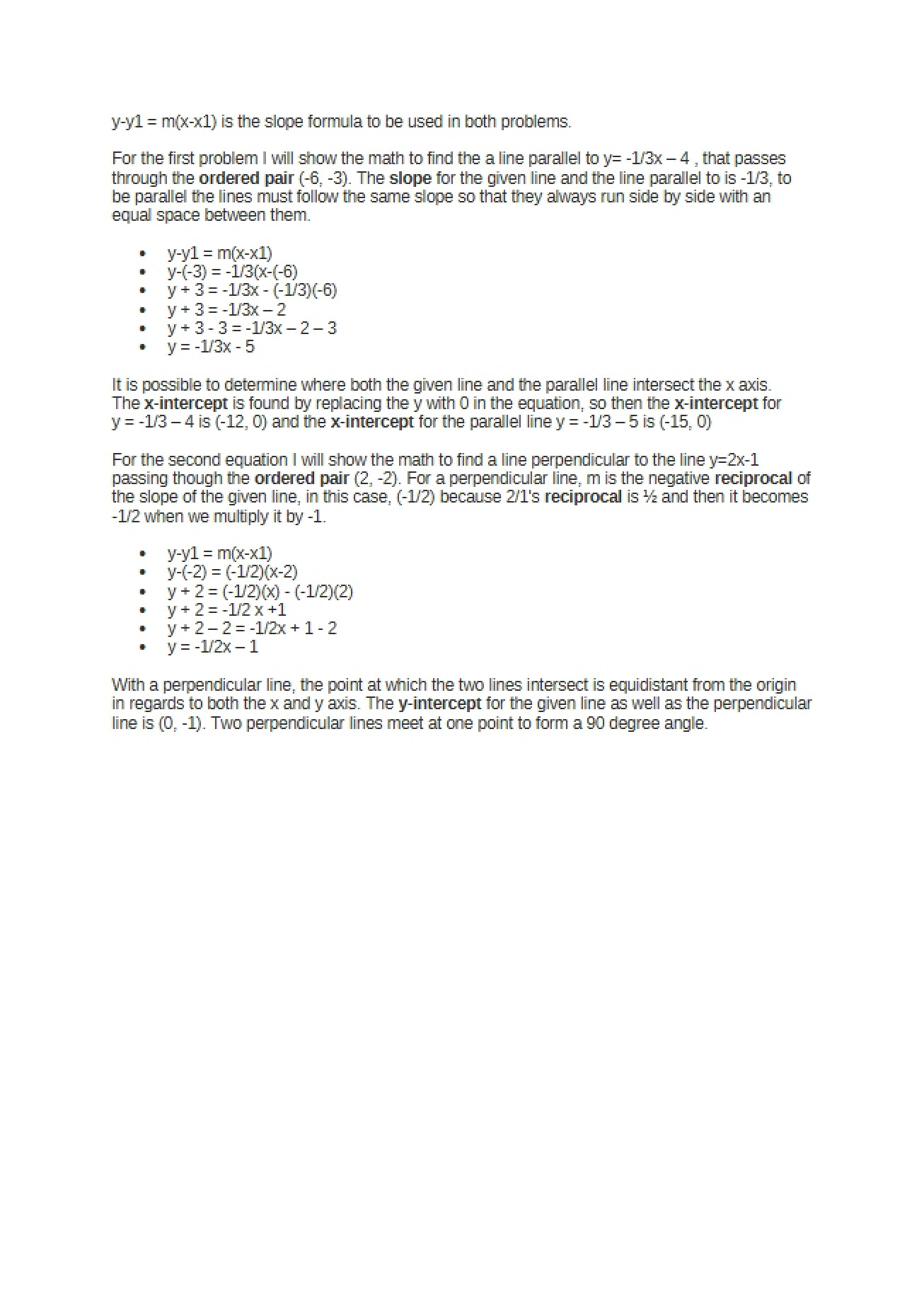 Classroom Lecture Notes