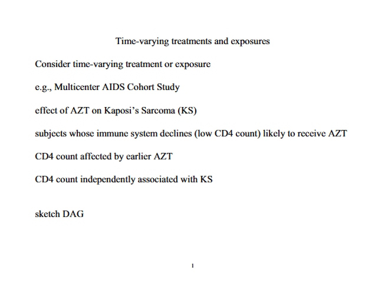 Exposures and Treatments Varying Over Time