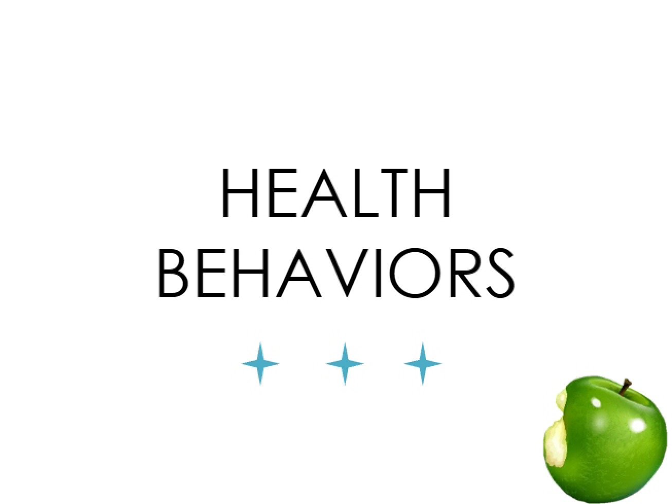 Models and Health Behaviors Lecture 2a