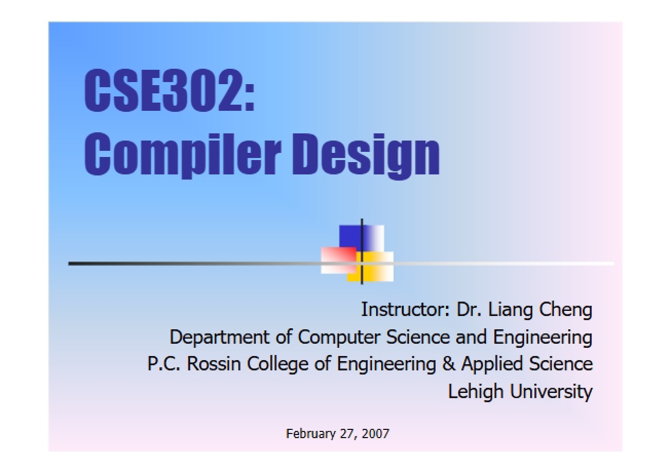 Guide to Compiler Design