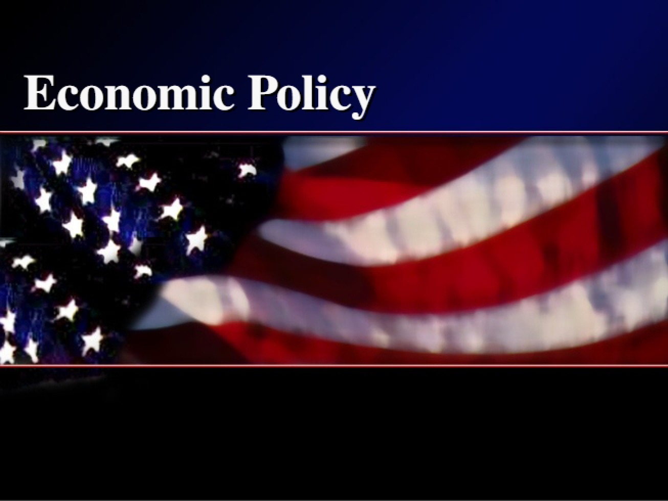 Policy regarding Economics