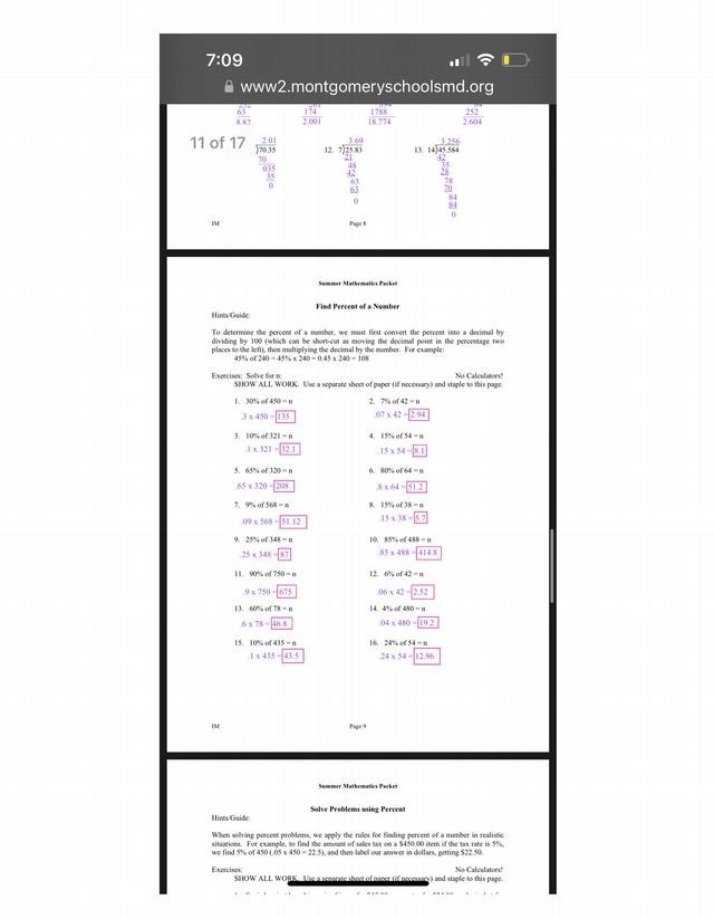 Summer Mathematics Packet Set B