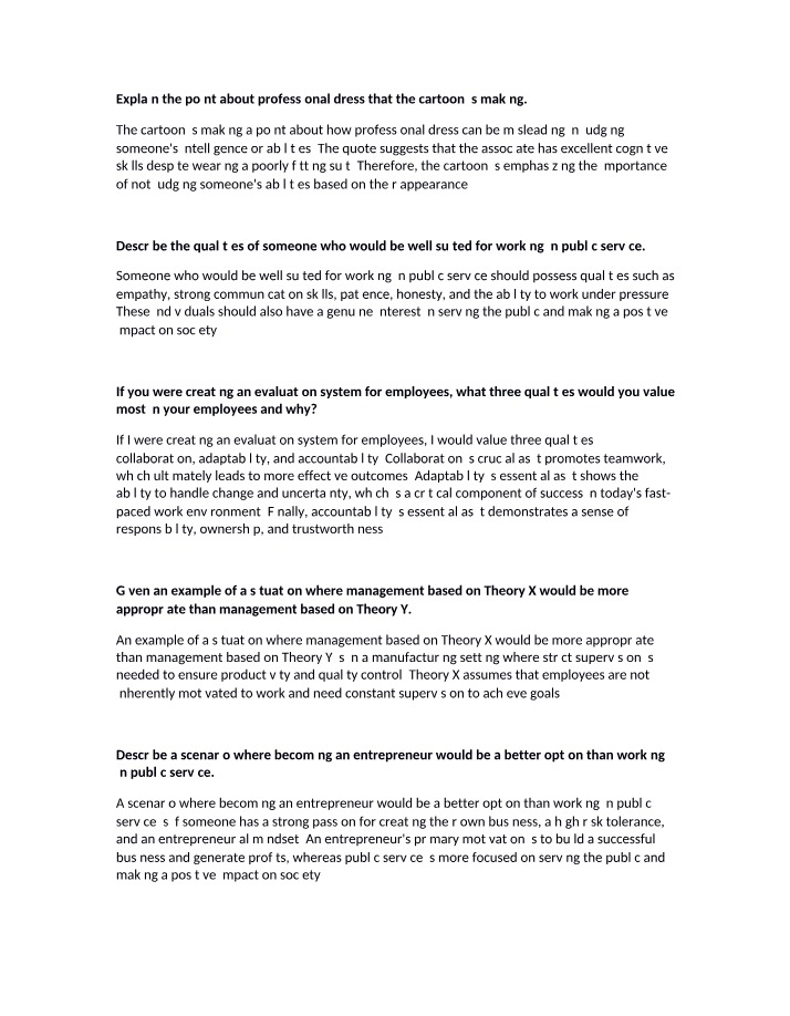 Critical Thinking Questions for Unit 3