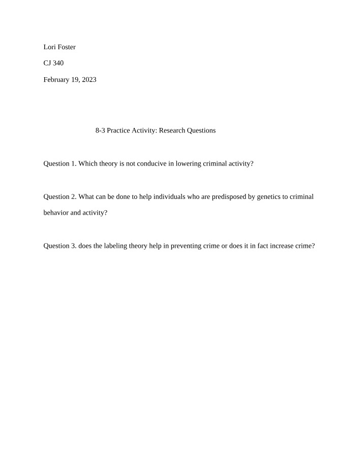 8-3 Practice Activity Research Questions A