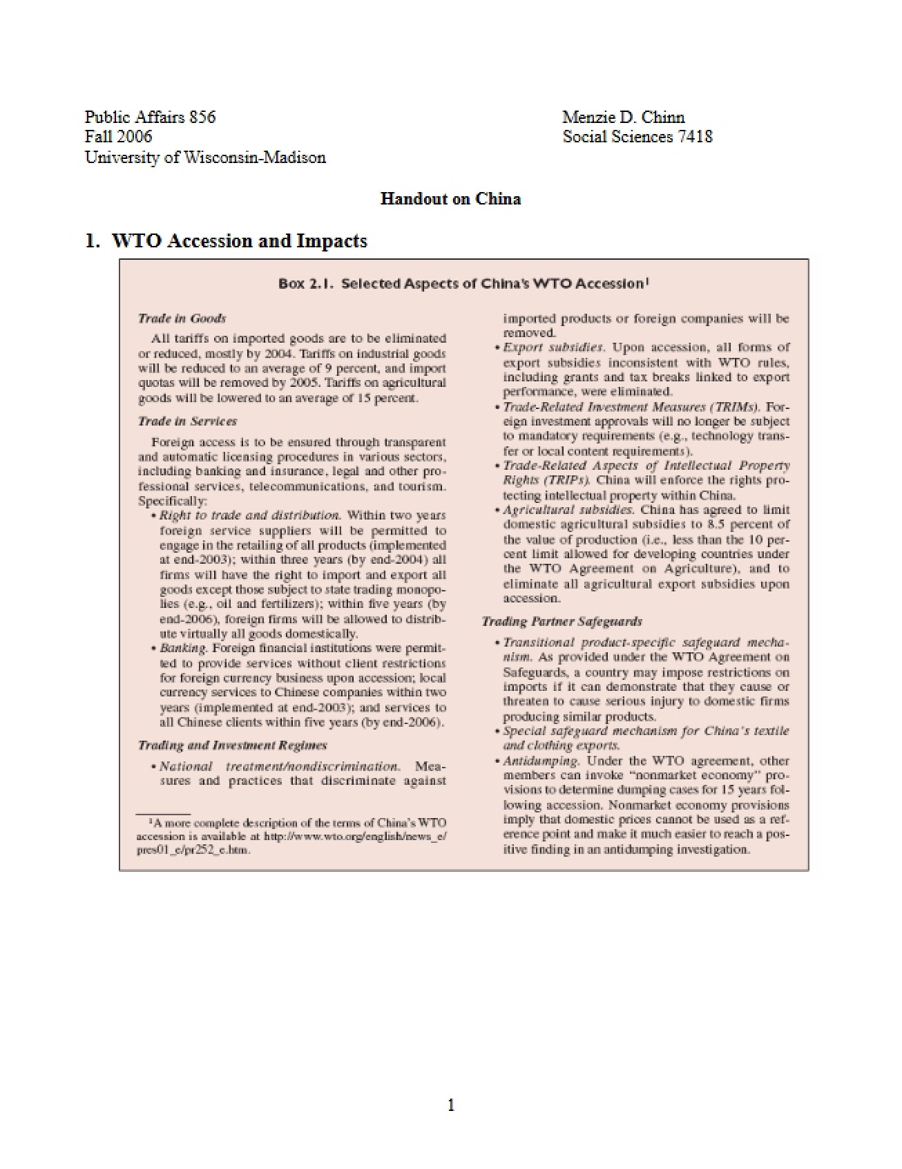 Syllabus for PA 856
