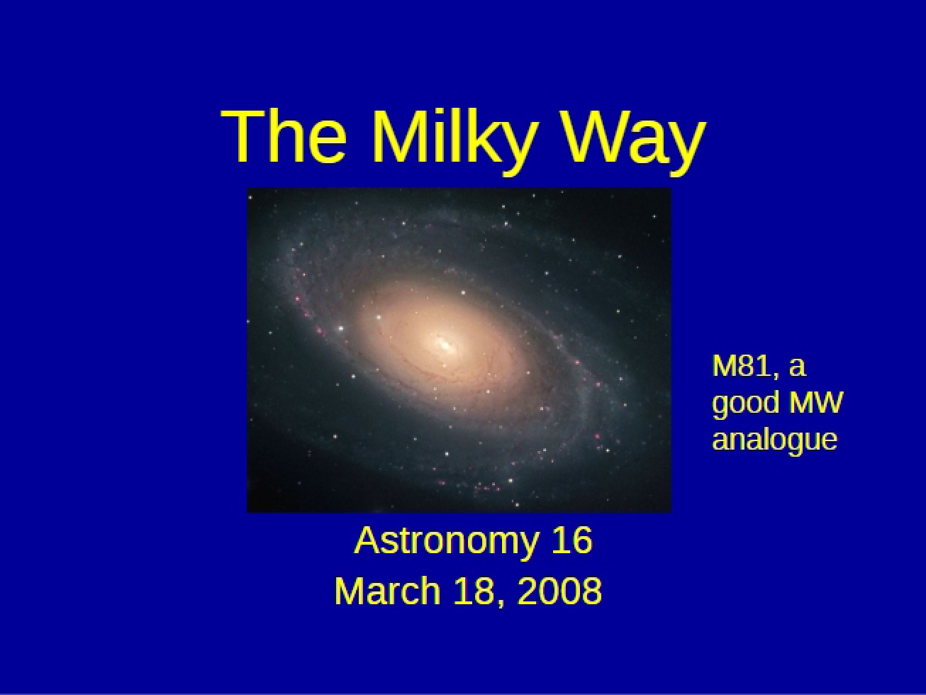 Exploration of the Milky Way Galaxy