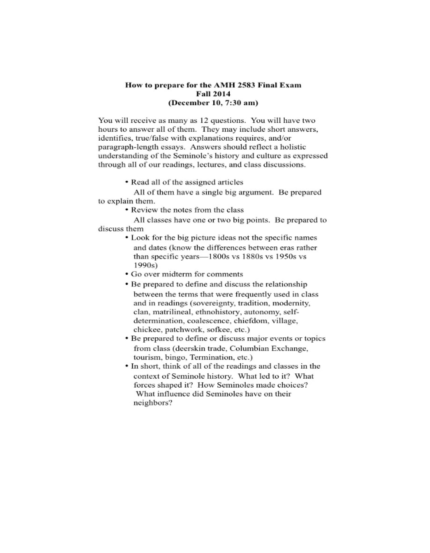 Curated Subject Summary for Exam Prep